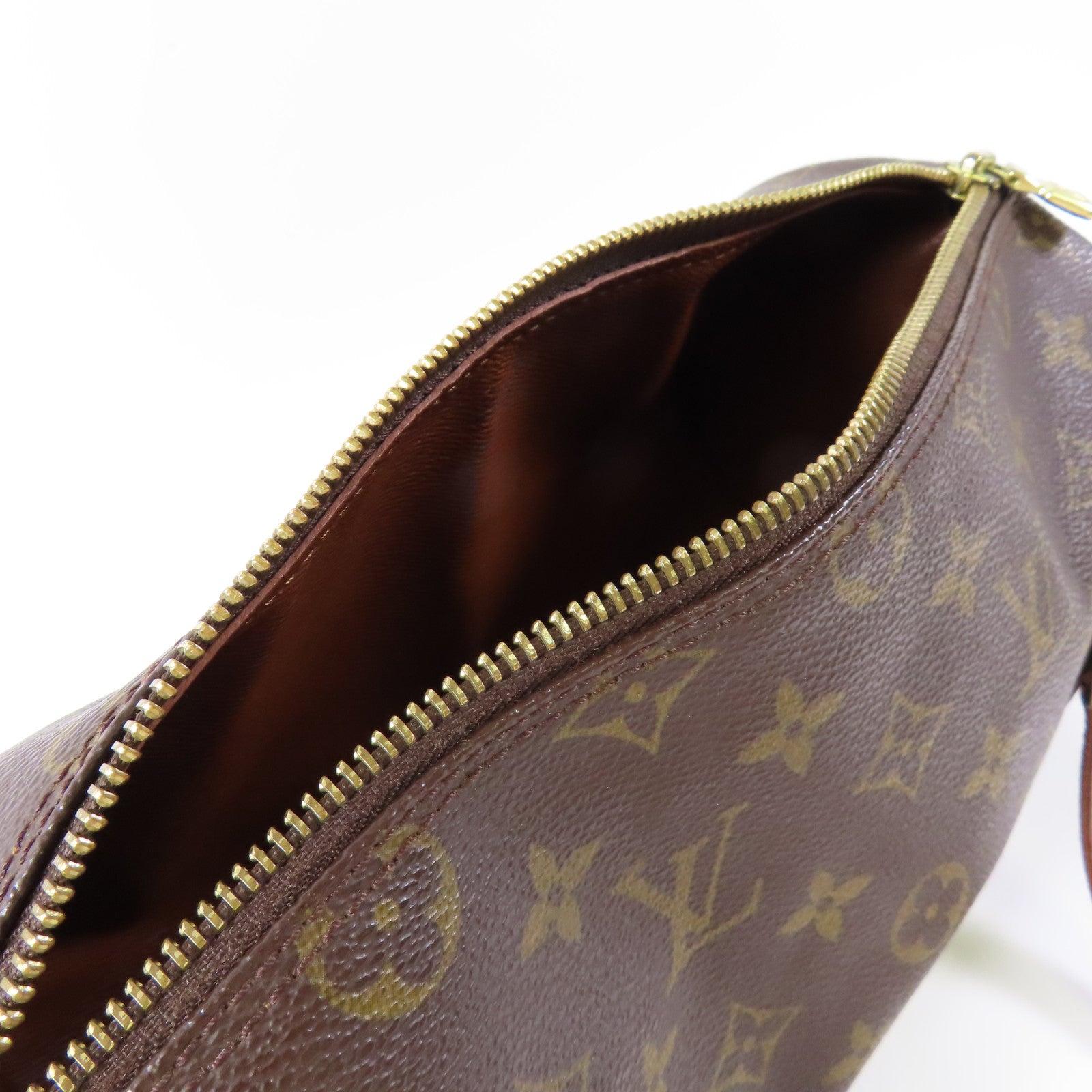 LOUIS VUITTON Monogram Papillon金扣手挽袋