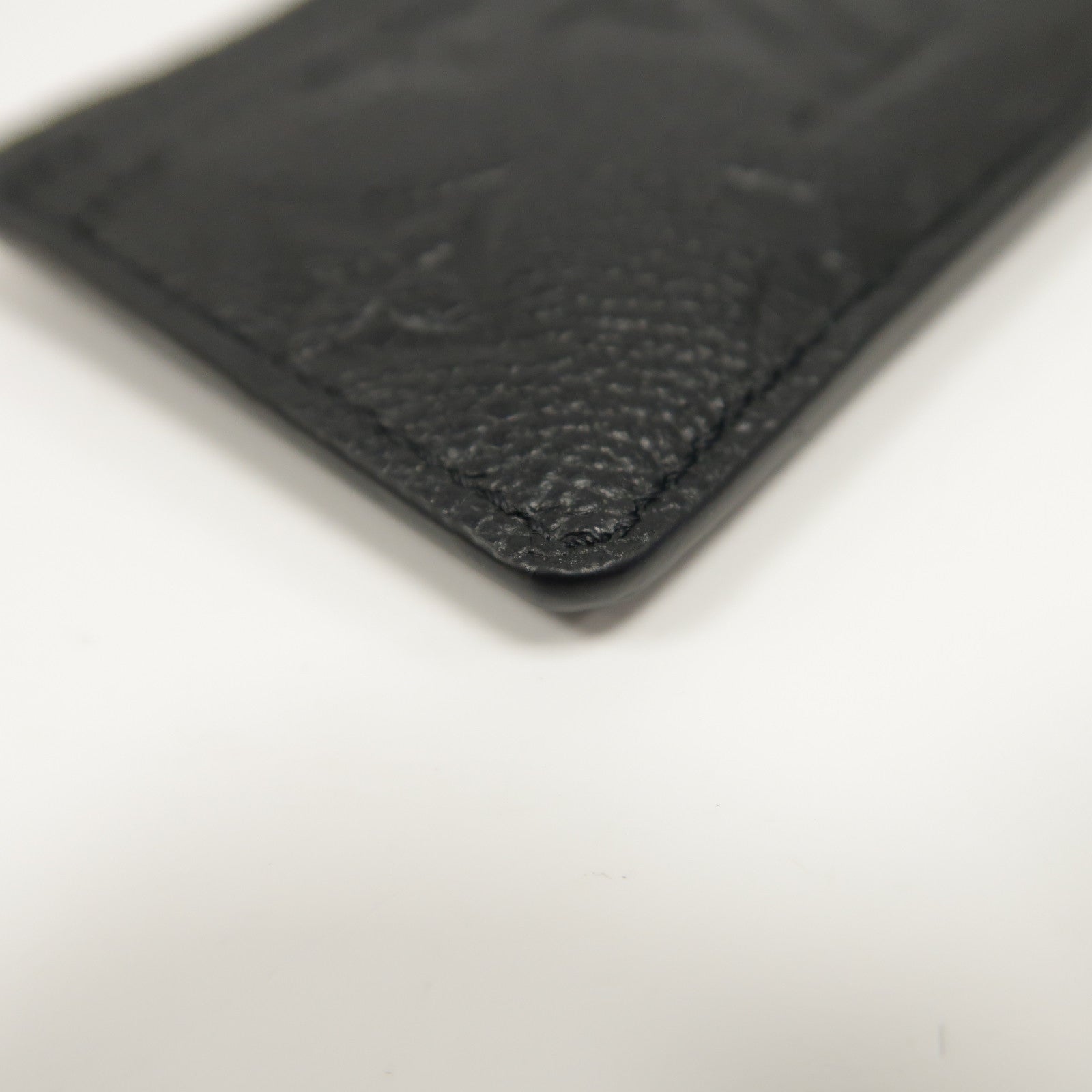 LOUIS VUITTON Monogram Empreinte Card Case金扣卡片套黑色