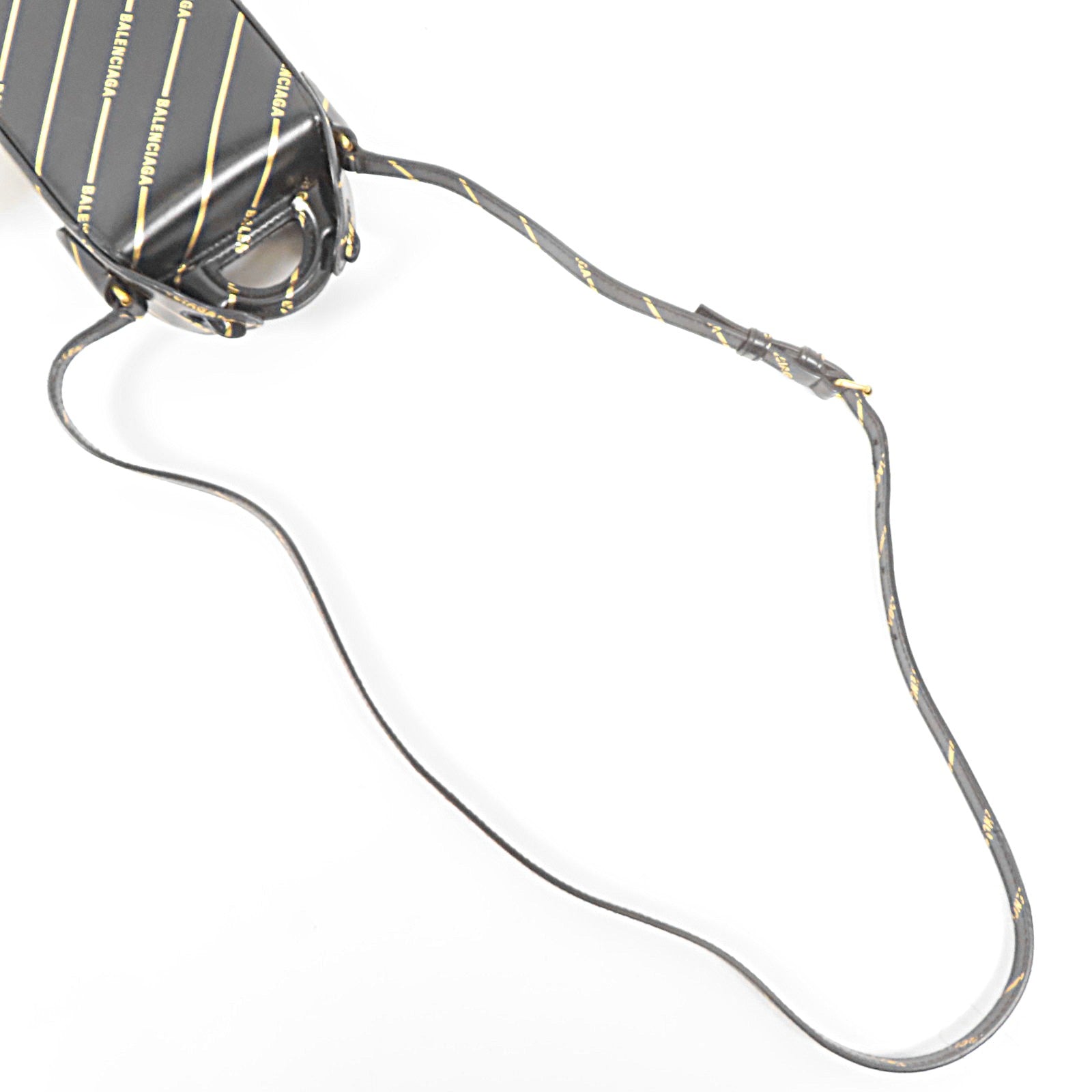 BALENCIAGA 牛皮皮革Logo Shoulder Bag金扣手挽肩背兩用袋