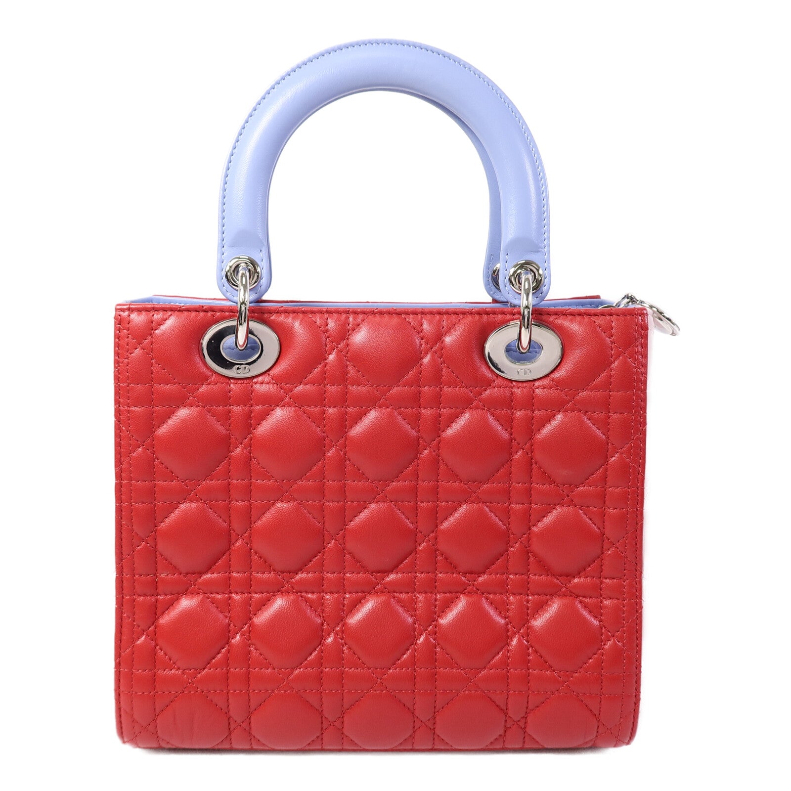 Dior 牛皮皮革Lady Dior Medium手挽肩背兩用
