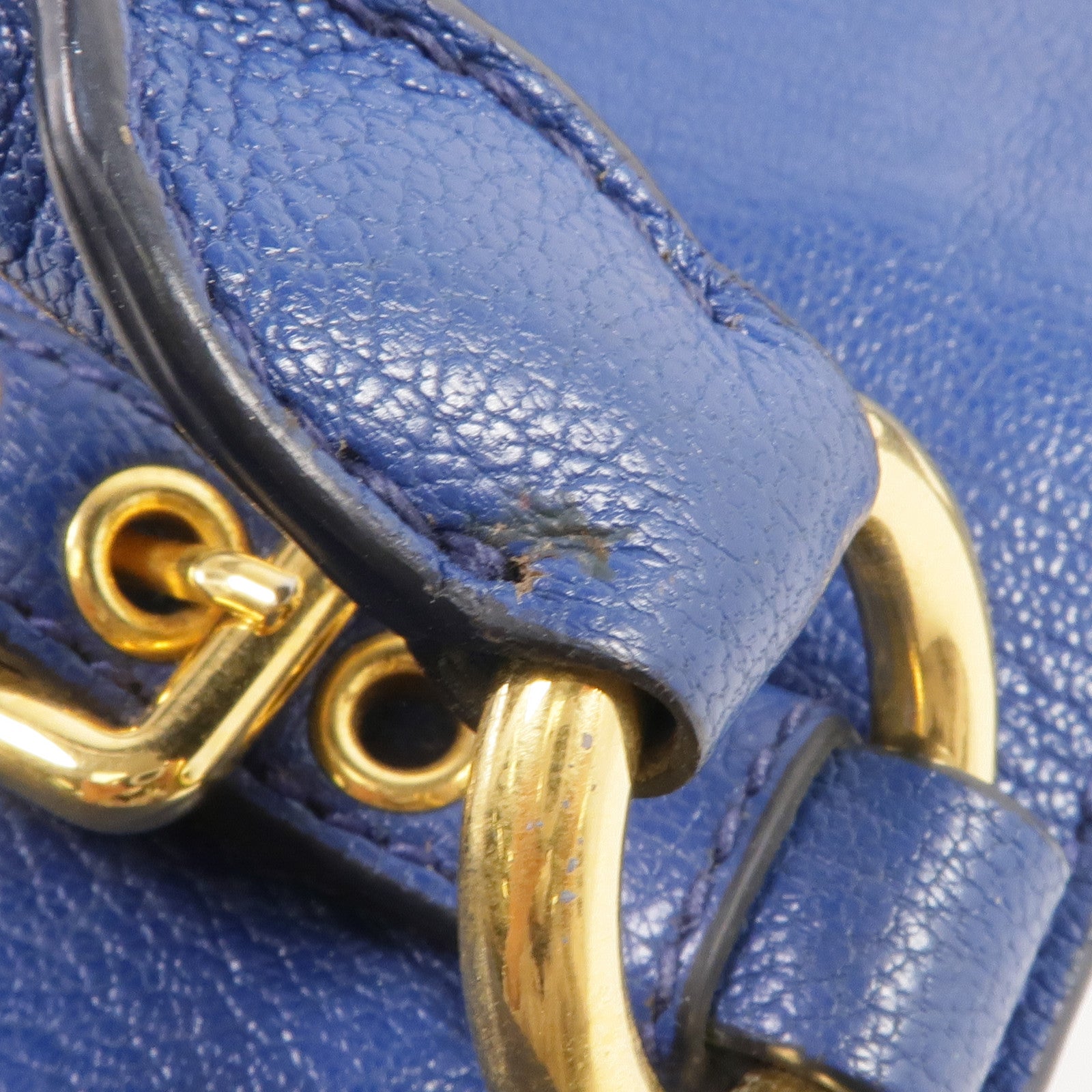 Miu Miu 牛皮皮革2 Way Shoulder金扣手挽肩背兩用袋