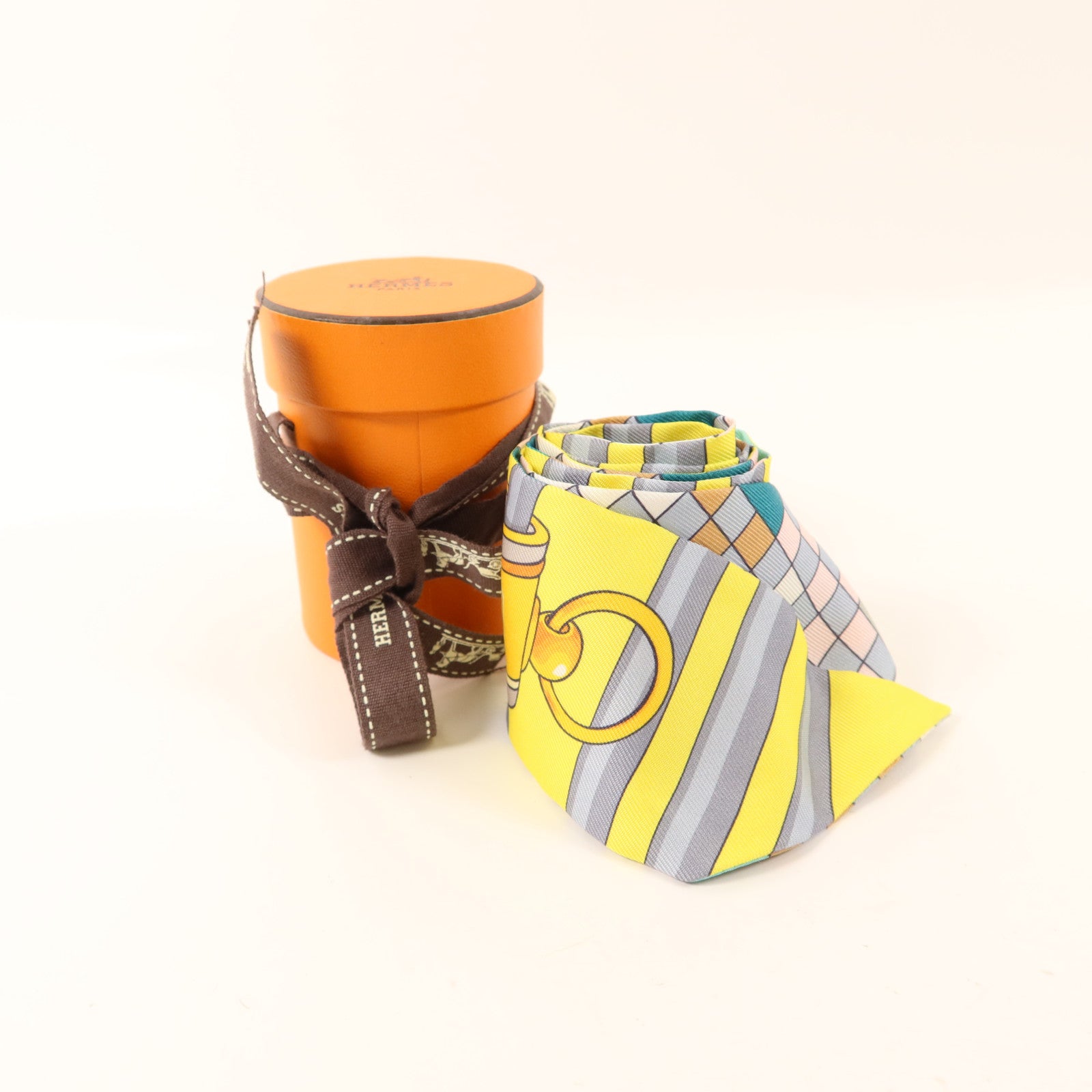 HERMES 絲質Twilly絲巾