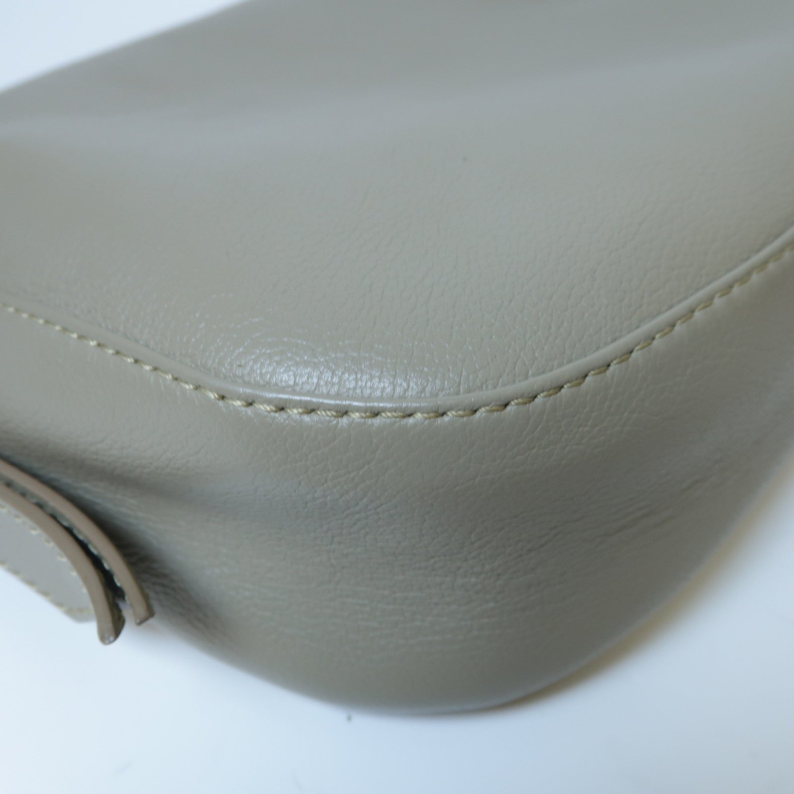 SEE BY CHLOE 【激減優惠】牛皮皮革Shoulder Bag金扣肩背袋灰色