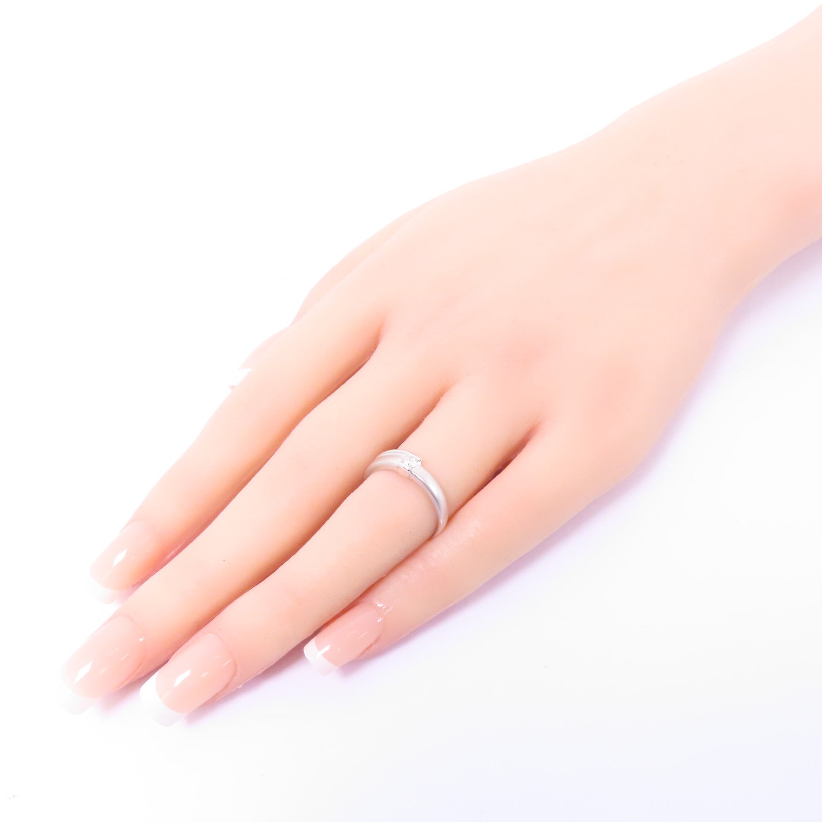JEWELRY 18K白金Diamond Ring 0.13ct鑽石戒指US#6