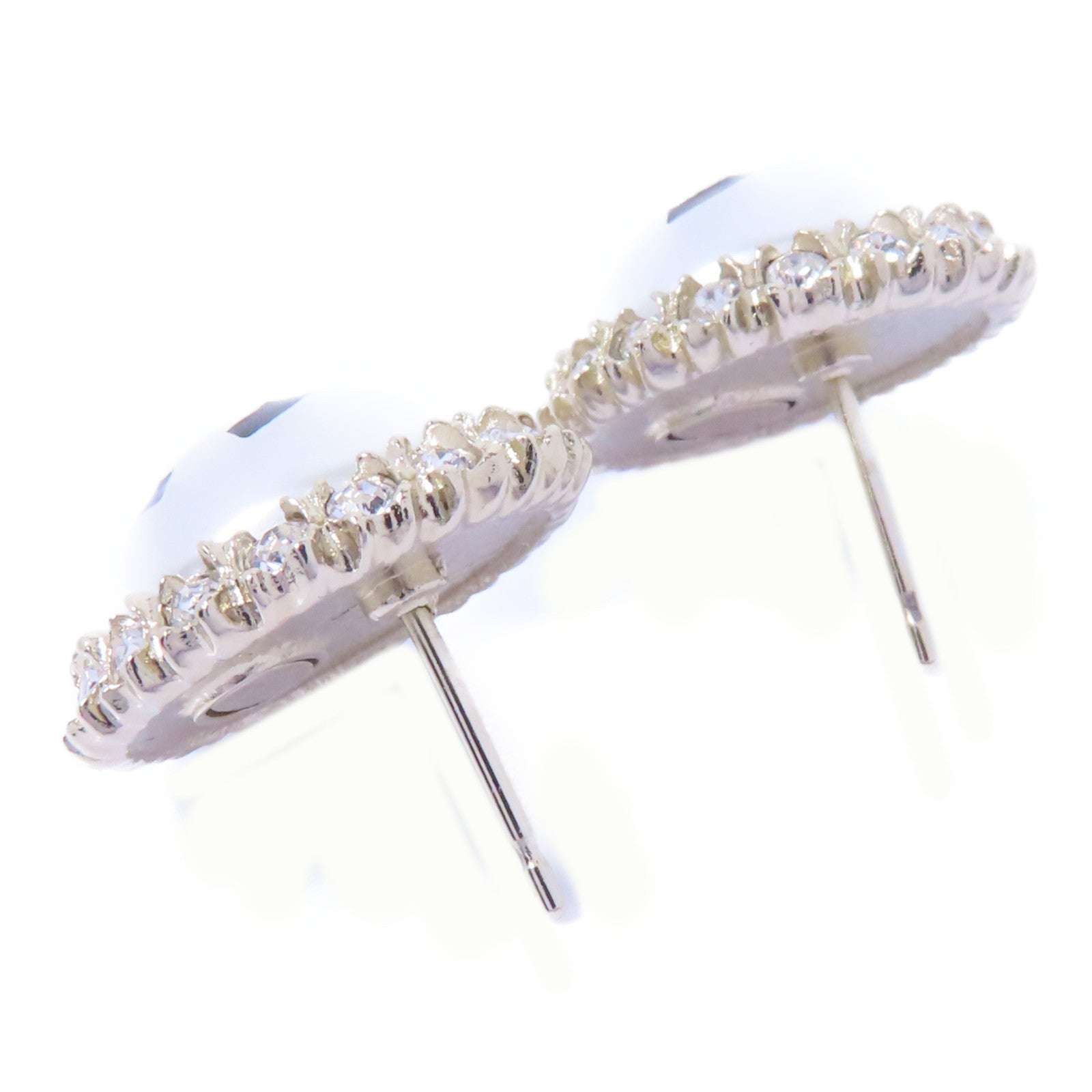 CHANEL PVC/金屬Earrings耳環金色/透明/白色