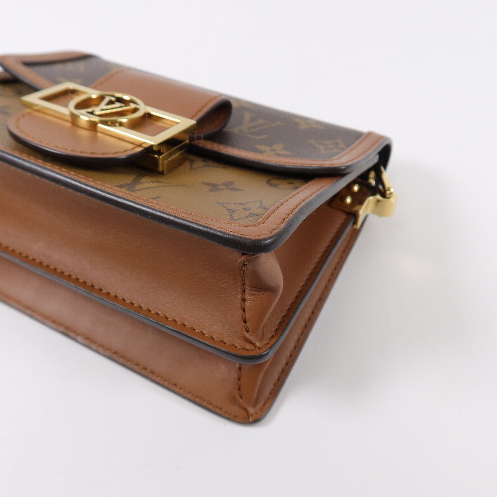 LOUIS VUITTON Monogram Reverse Mini Dauphine肩背袋