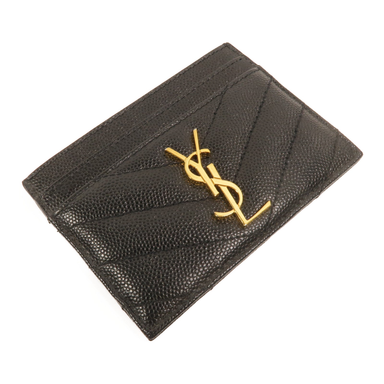 SAINT LAURENT 牛皮皮革Cassandre Matelasse卡片套