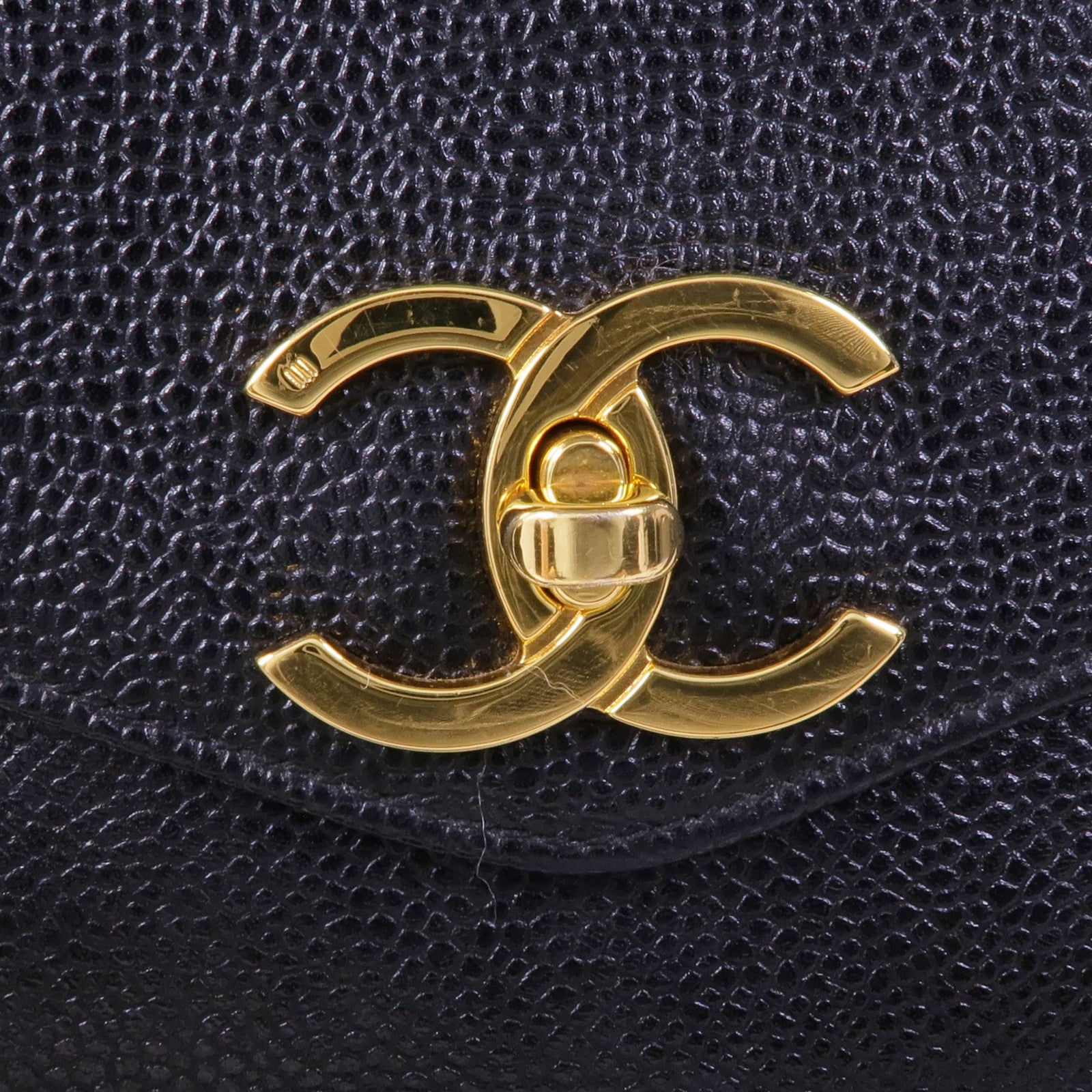 CHANEL 牛皮皮革Shoulder Tote金扣肩背袋/手挽袋
