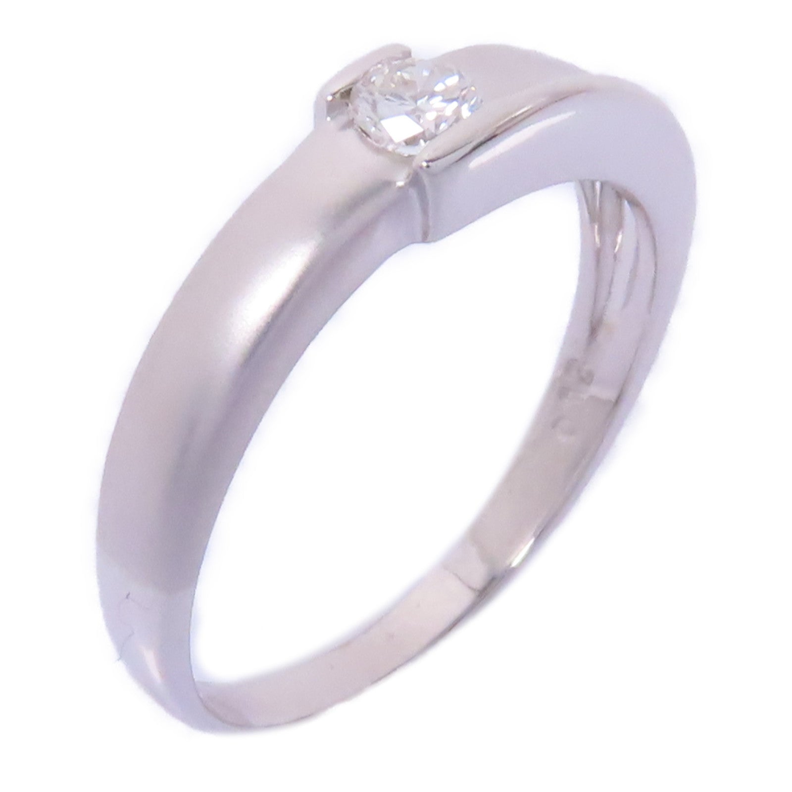 JEWELRY 18K白金Diamond Ring 0.13ct鑽石戒指US#6