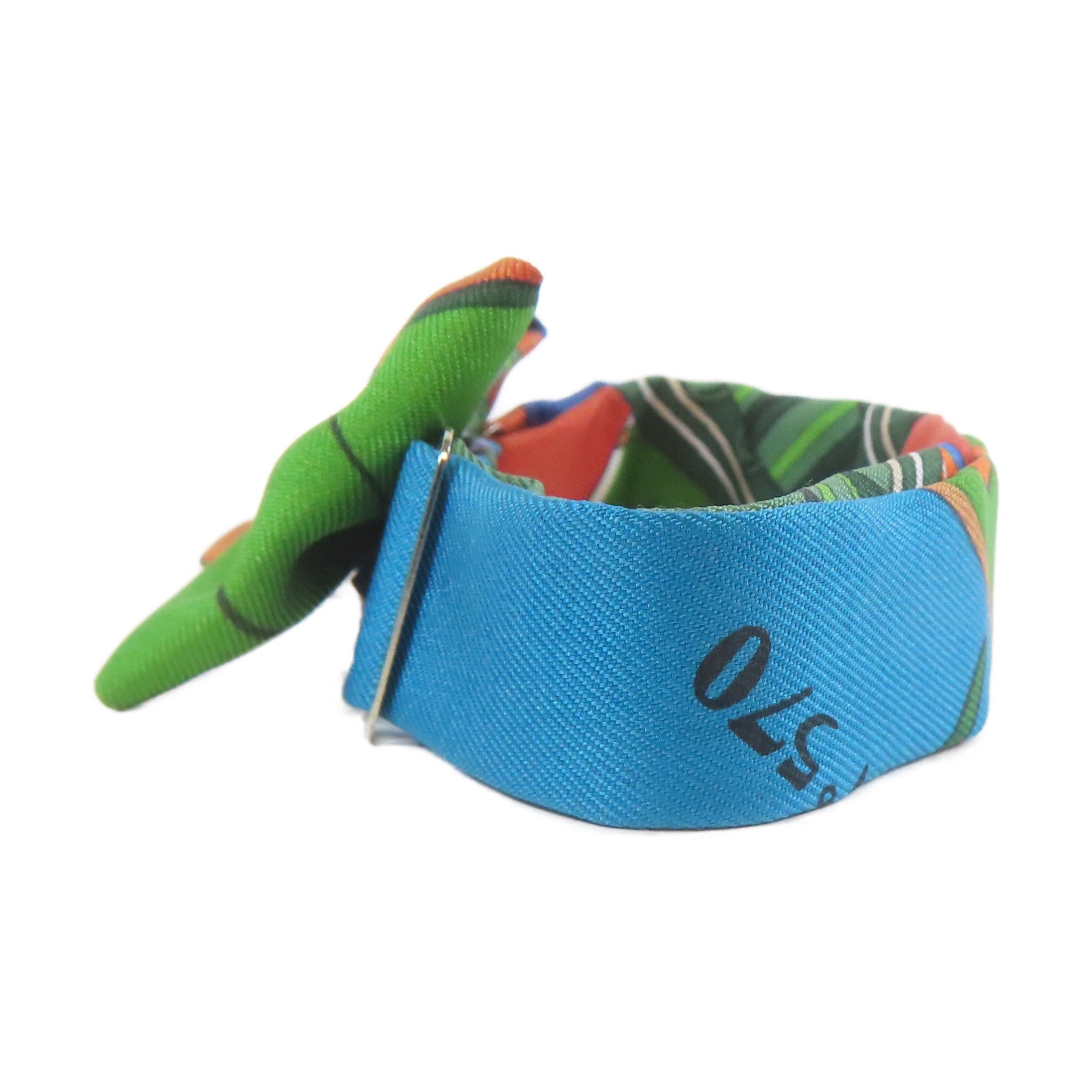 HERMES 【激減優惠】絲質Bow Tie銀扣領結啡色/綠色/藍色