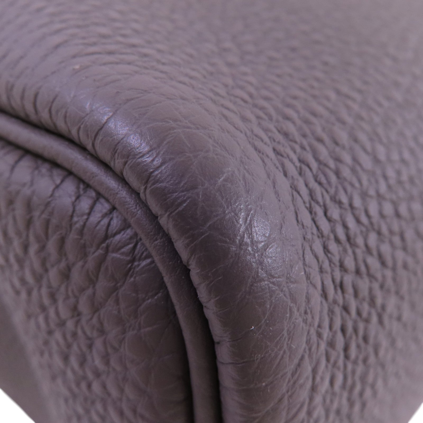 HERMES Togo皮革Hac A Dos PM Shoulder Bag銀扣肩背袋