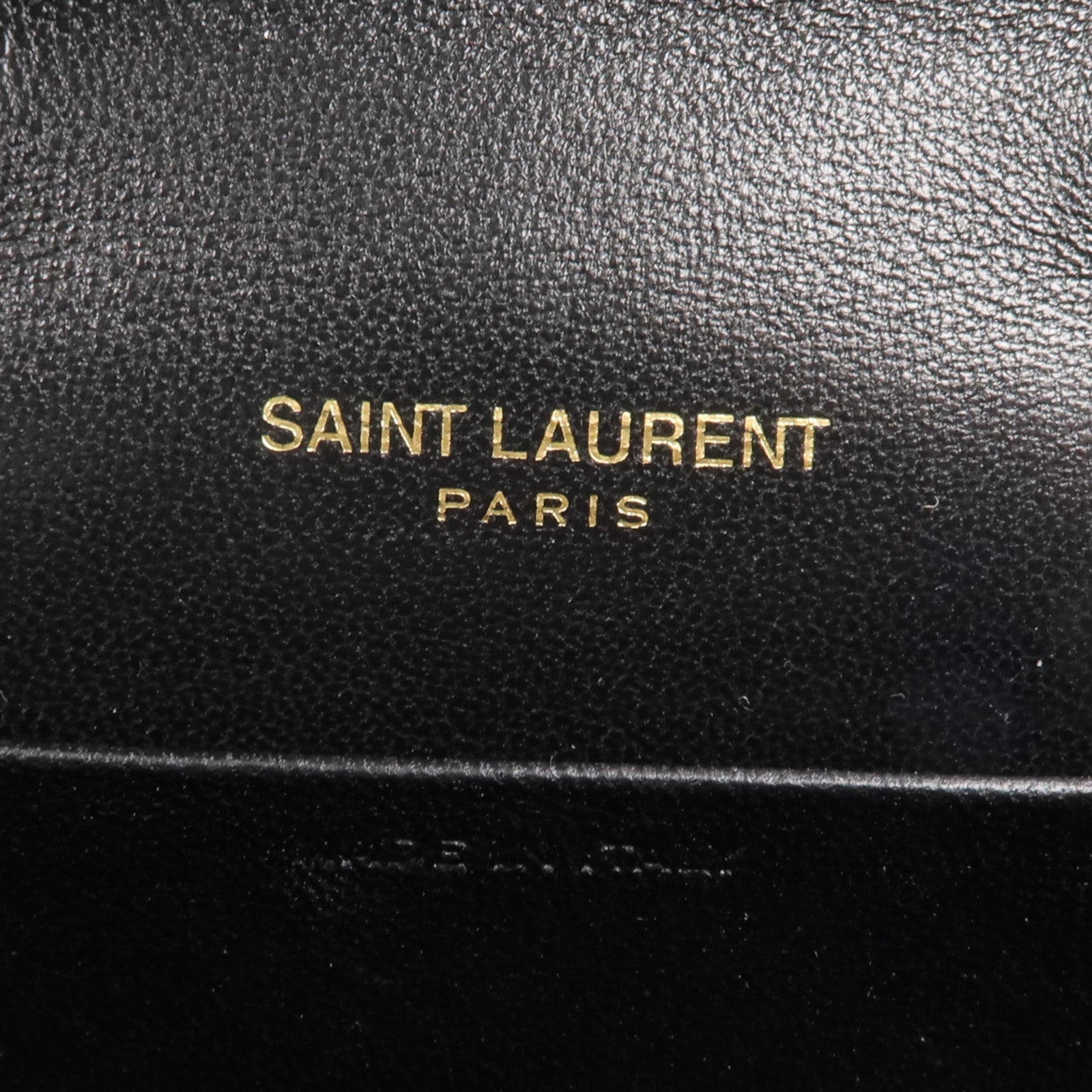 YVES SAINT LAURENT 羊皮皮革Gaby Mirco鏈帶肩背袋