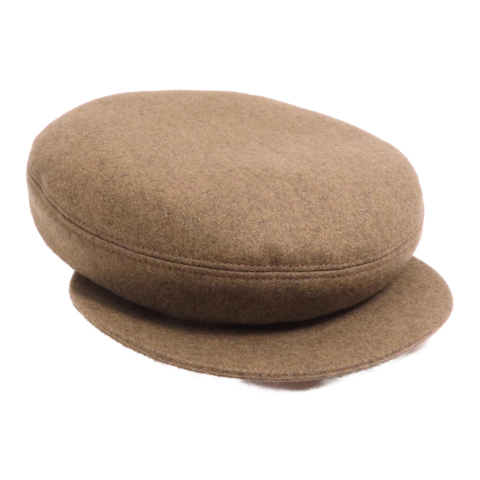 HERMES Cashmere Vauban Cap帽子#56