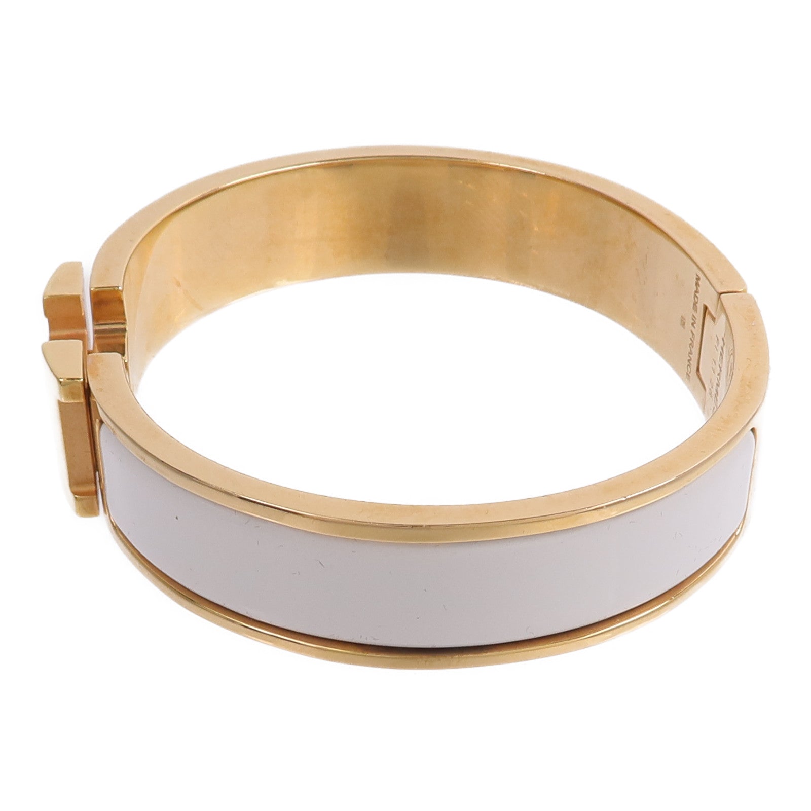 HERMES 金屬/琺瑯Clic H Bracelet手鐲