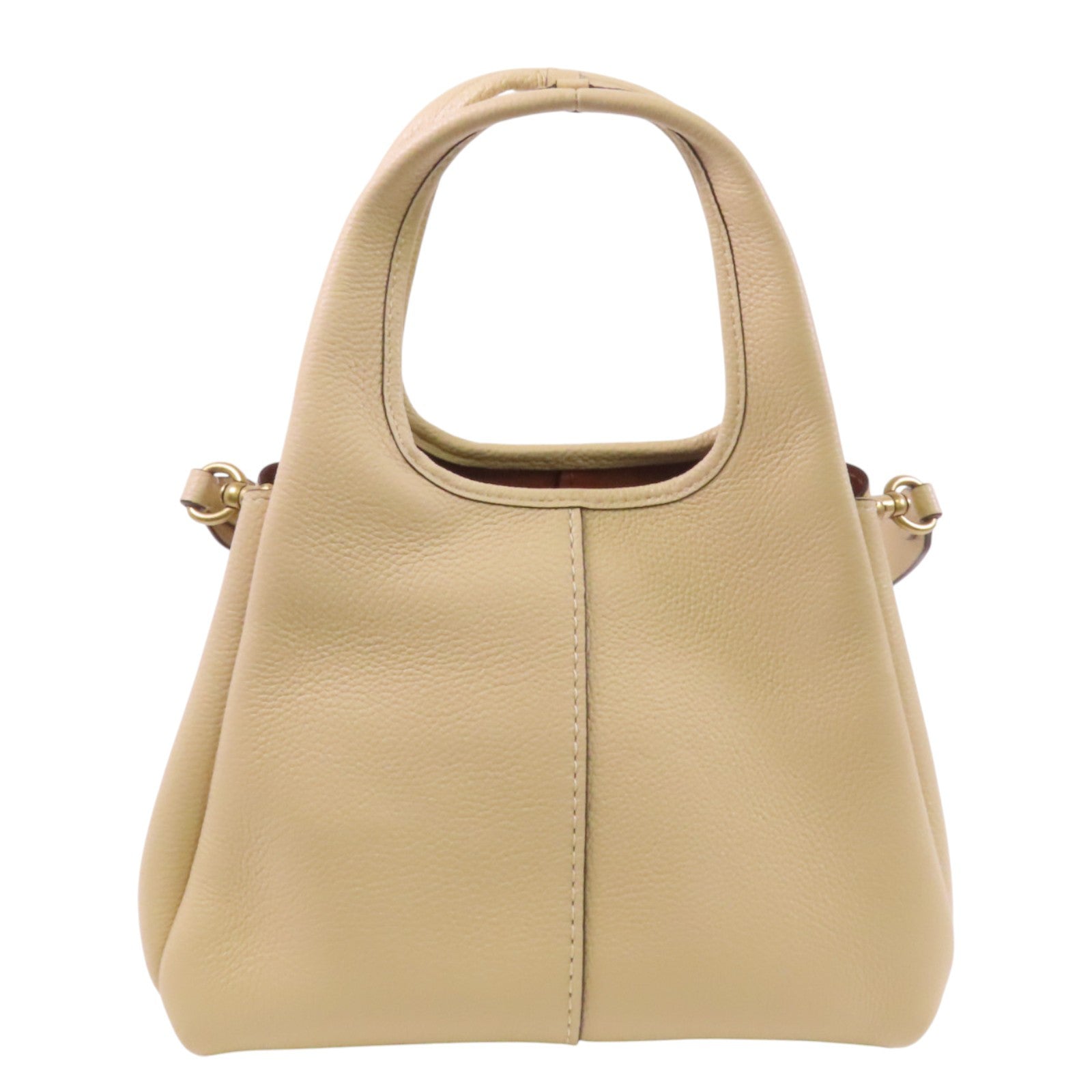 COACH 牛皮皮革2Way Shoulder Bag金扣手挽肩背兩用袋