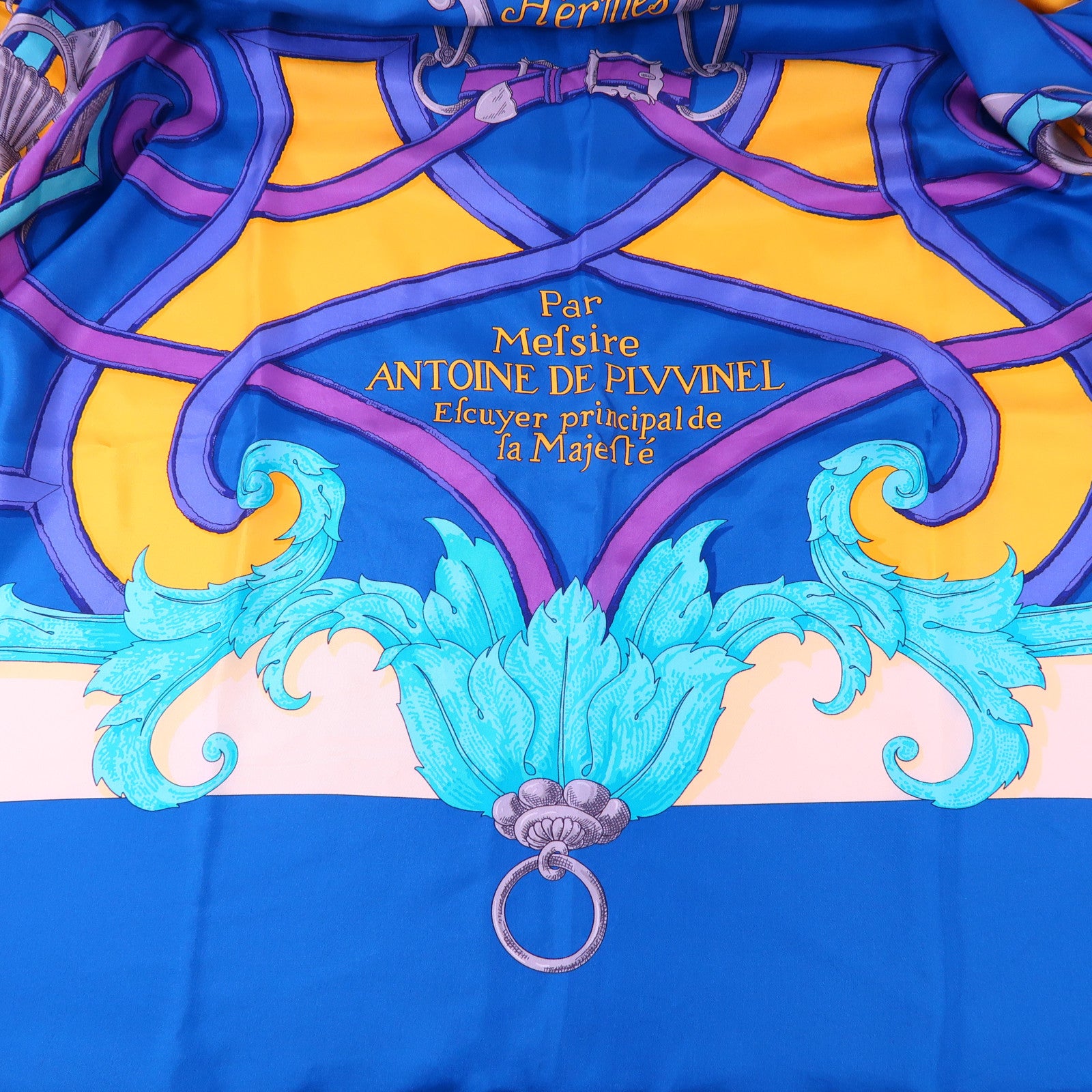 HERMES 絲質Scarf 140X140絲巾