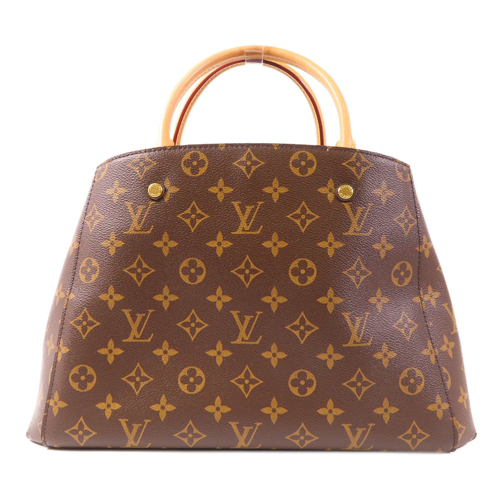 LOUIS VUITTON Monogram Montaigne MM金扣手挽肩背兩用袋