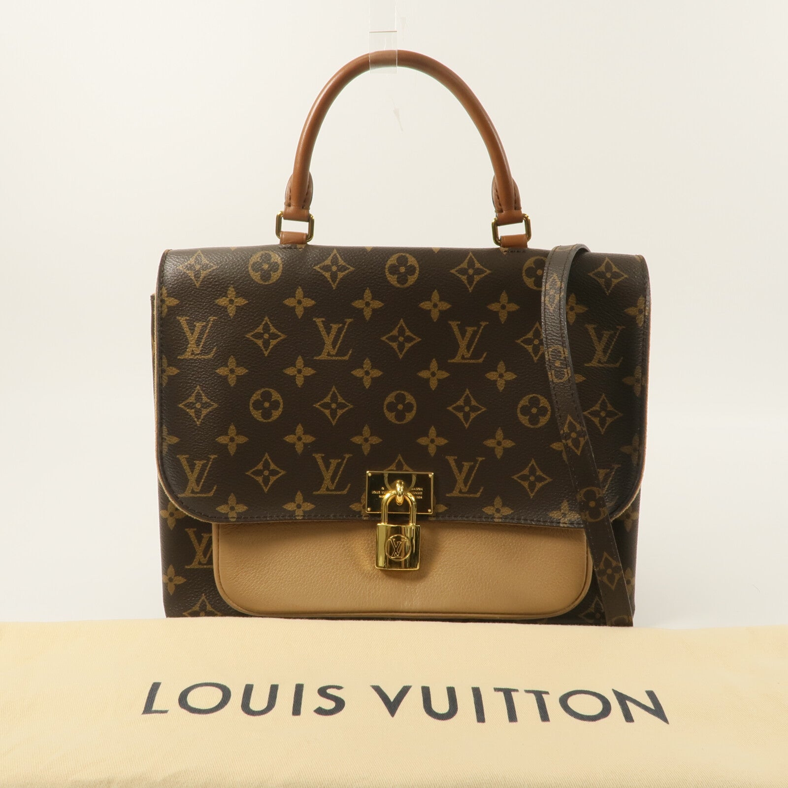 LOUIS VUITTON Monogram Marignan手挽肩背兩用袋