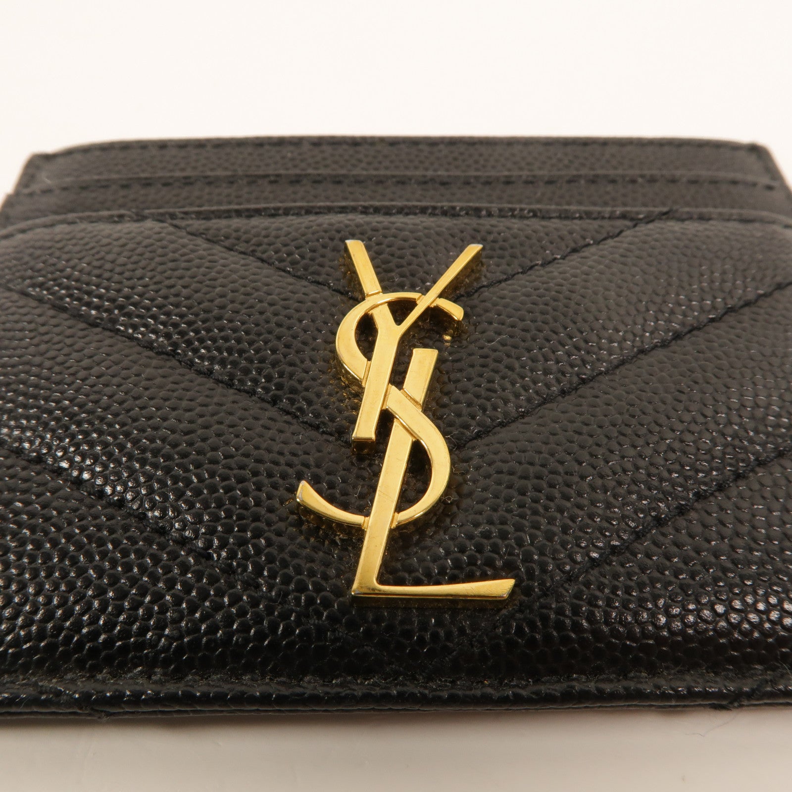 SAINT LAURENT 牛皮皮革Cassandre Matelasse卡片套