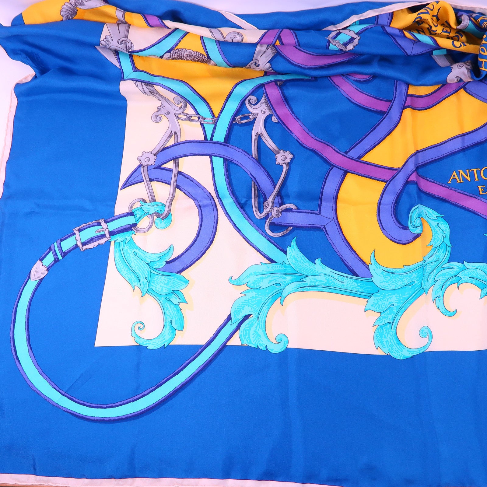 HERMES 絲質Scarf 140X140絲巾