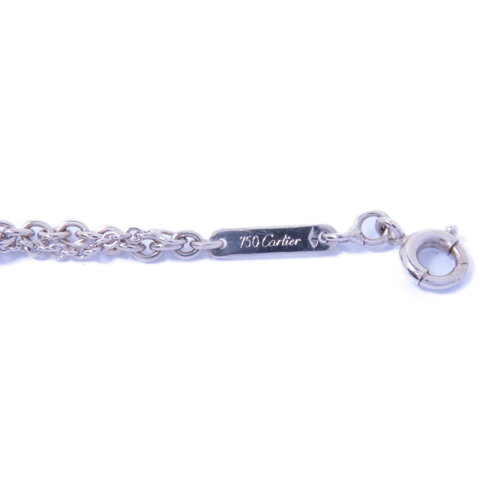 CARTIER 18K白金Chain Necklace項鍊