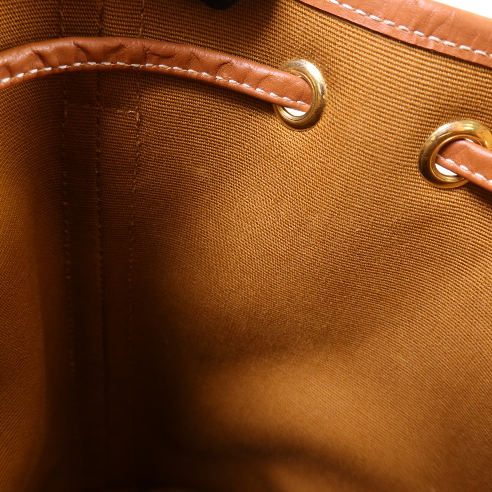 CELINE 塗層帆布Triomphe Drawstring Small Bucket金扣肩背袋