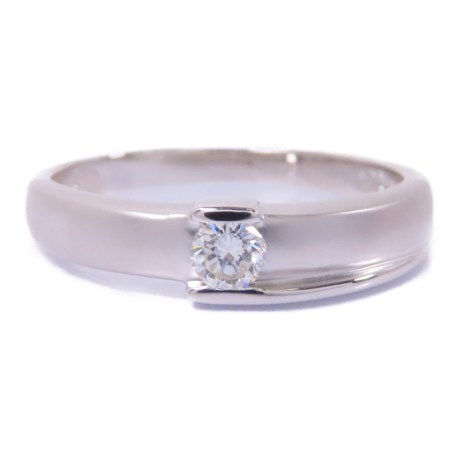 JEWELRY 18K白金Diamond Ring 0.13ct鑽石戒指US#6