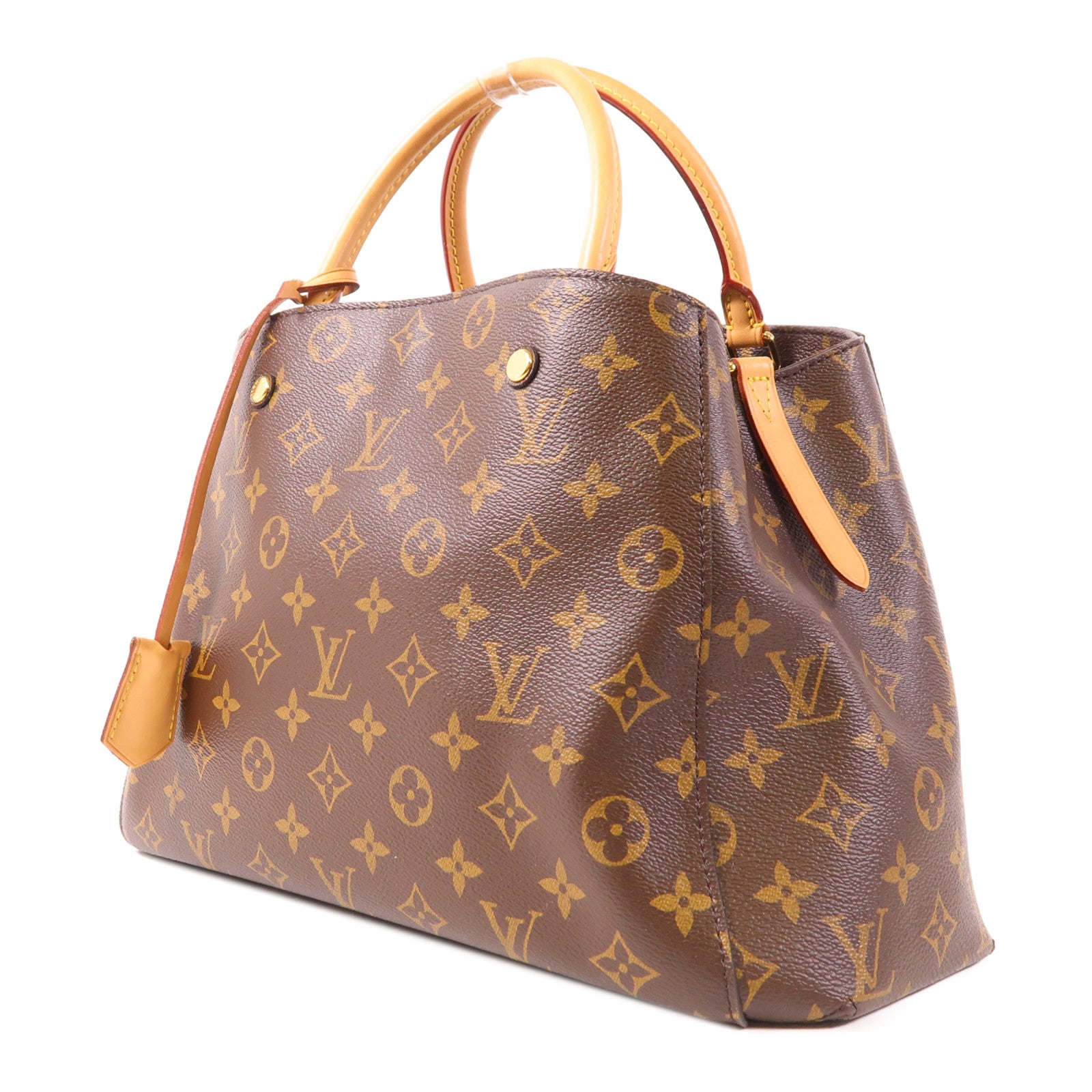 LOUIS VUITTON Monogram Montaigne MM金扣手挽肩背兩用袋