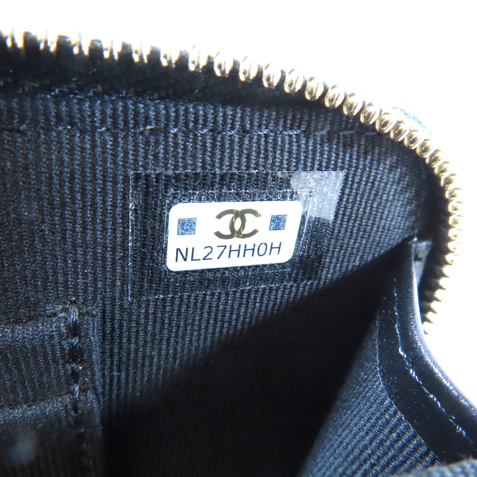 CHANEL 菱格Caviar皮革Boy Wallet On Chain金扣鏈帶肩背袋黑色