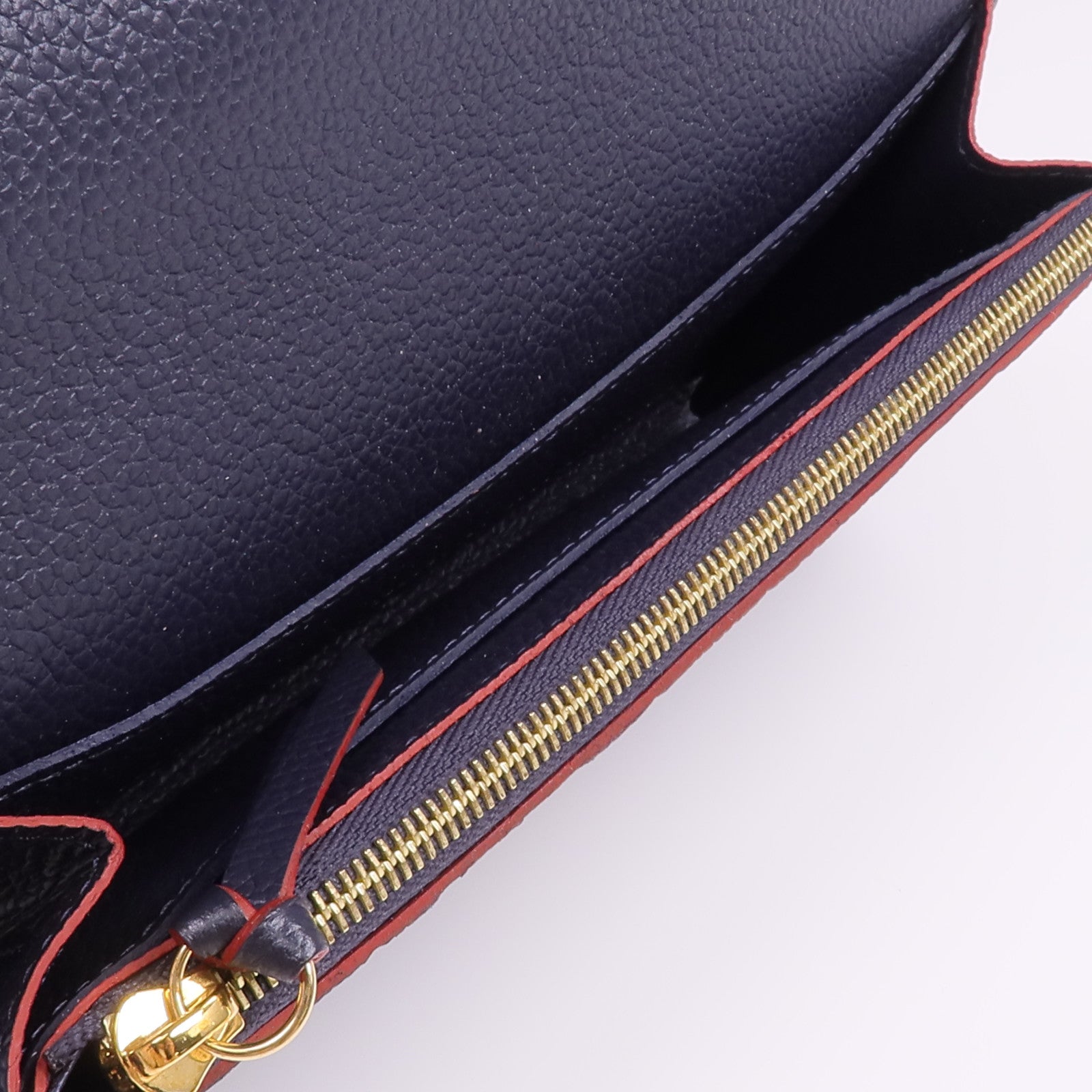 LOUIS VUITTON Monogram Empreinte Emilie金扣長財布