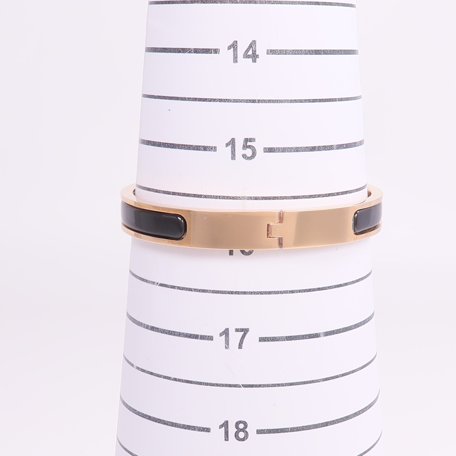 HERMES 金屬/琺瑯Mini Clic Kelly Bracelet手鐲Noir