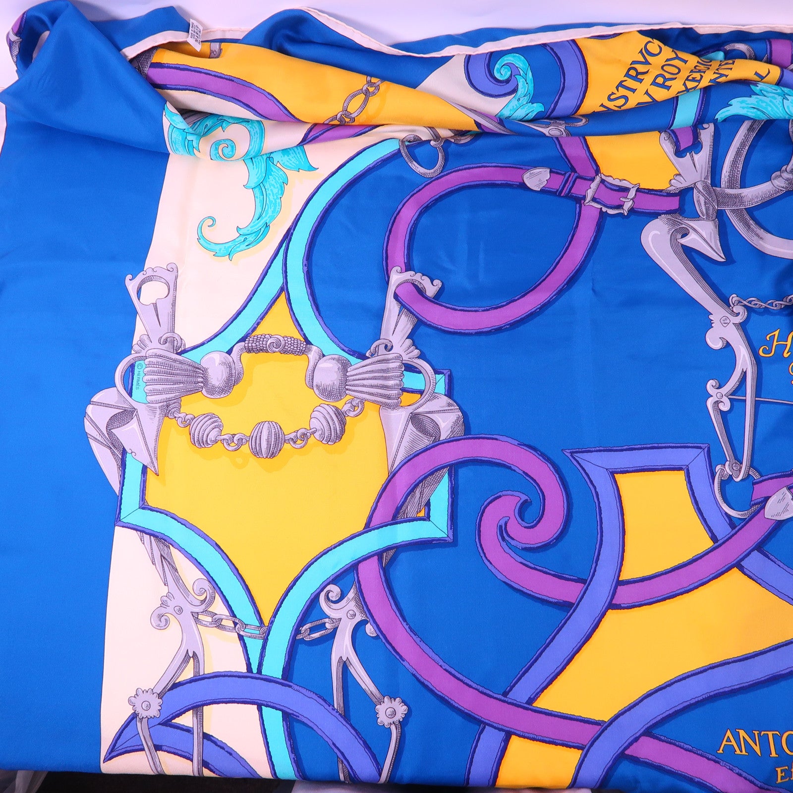 HERMES 絲質Scarf 140X140絲巾