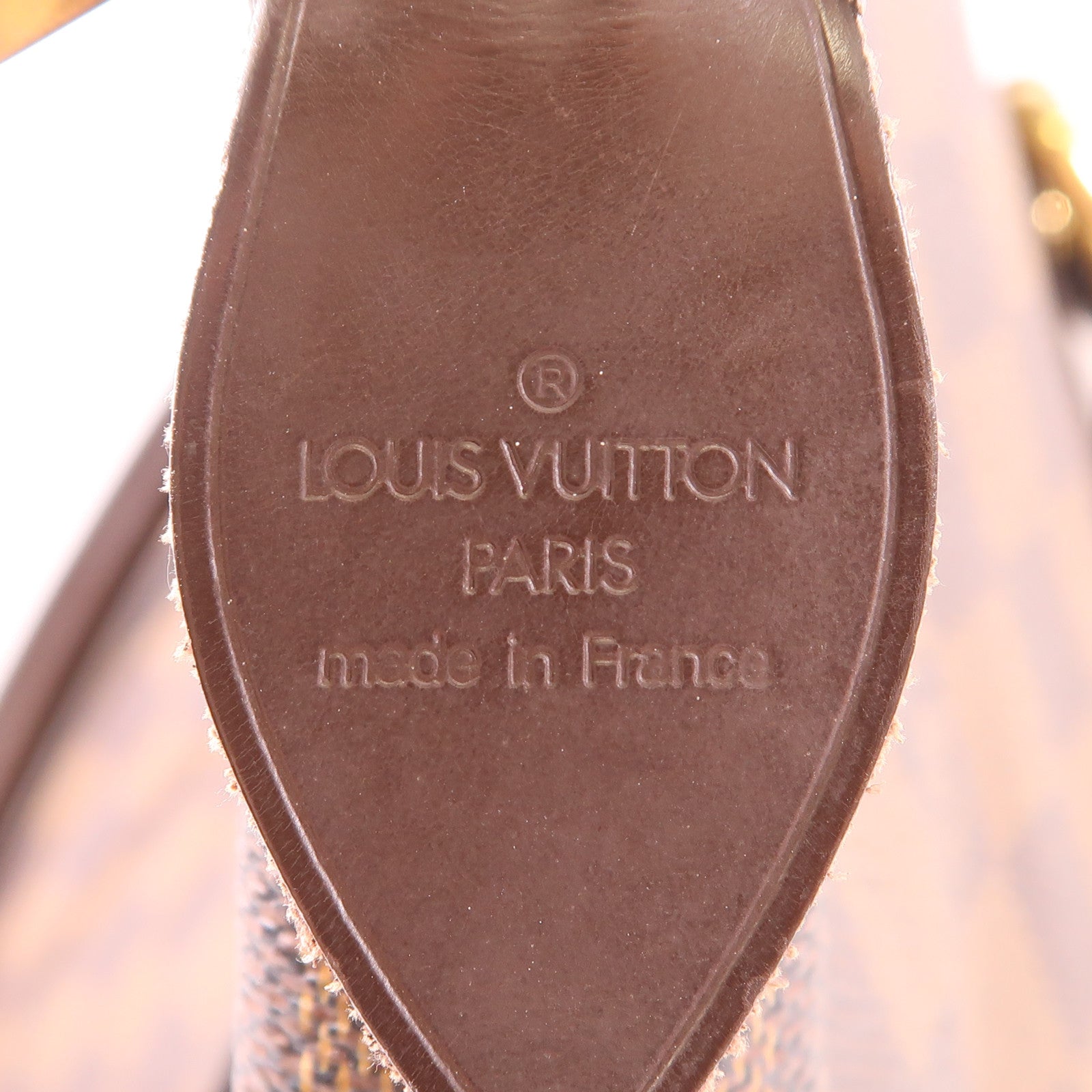 LOUIS VUITTON Damier Saleya MM金扣肩背袋/手挽袋