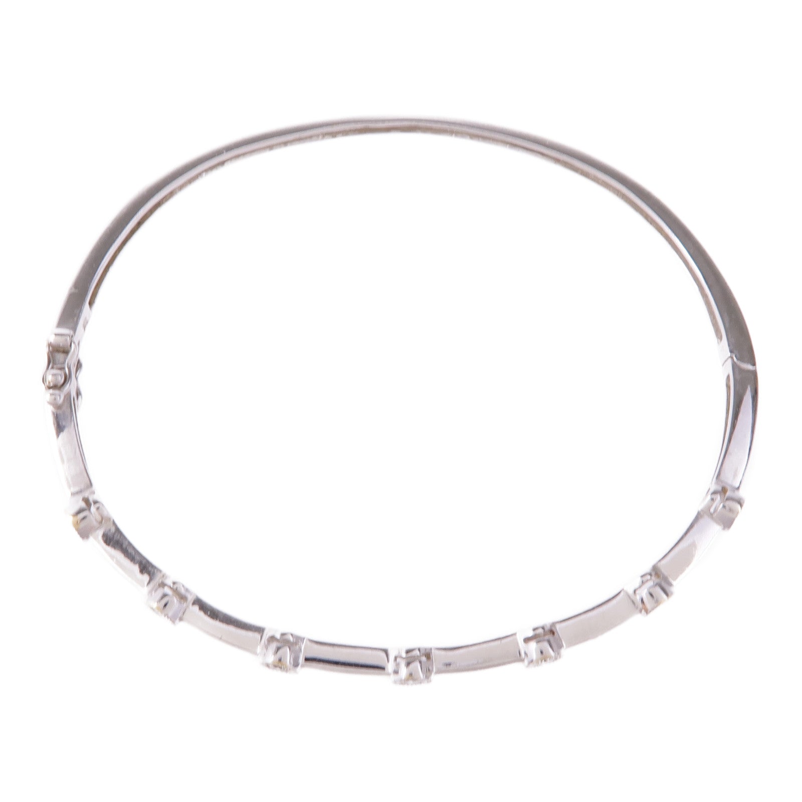 JEWELRY Diamond Bracelet Bangle Accessories 18K White Gold