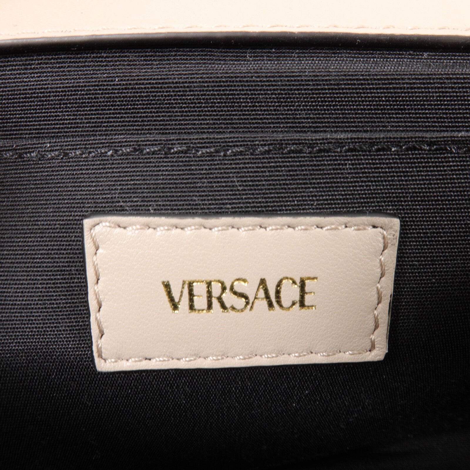 VERSACE 牛皮皮革La Medusa Chain Shoulder Bag鏈帶肩背袋
