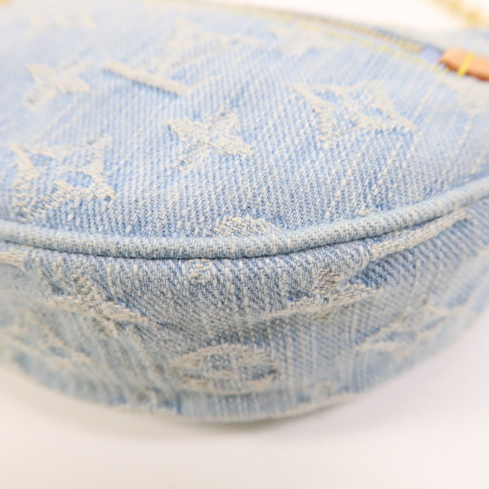LOUIS VUITTON 【激減優惠】Monogram Denim Loop金扣手挽肩背兩用袋
