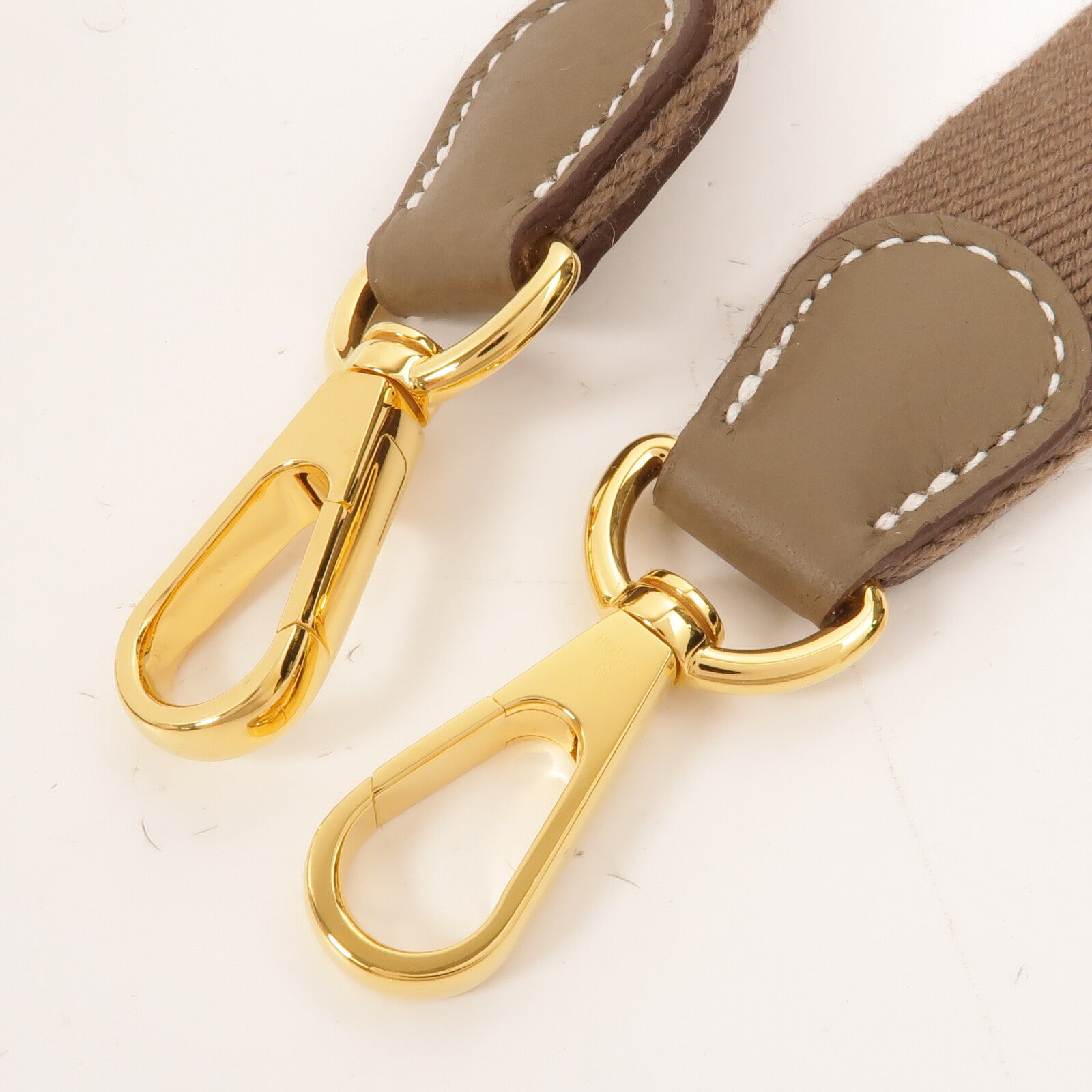 HERMES Clemence皮革Evelyne TPM肩背袋Etoupe