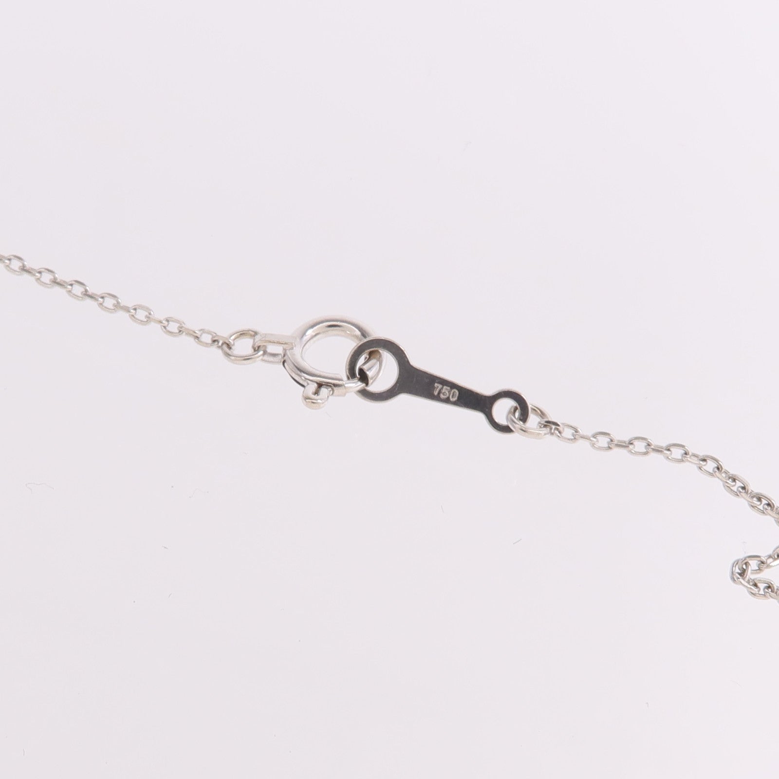 MIKIMOTO 18K白金Pearl Diamond Necklace珍珠/鑽石項鍊
