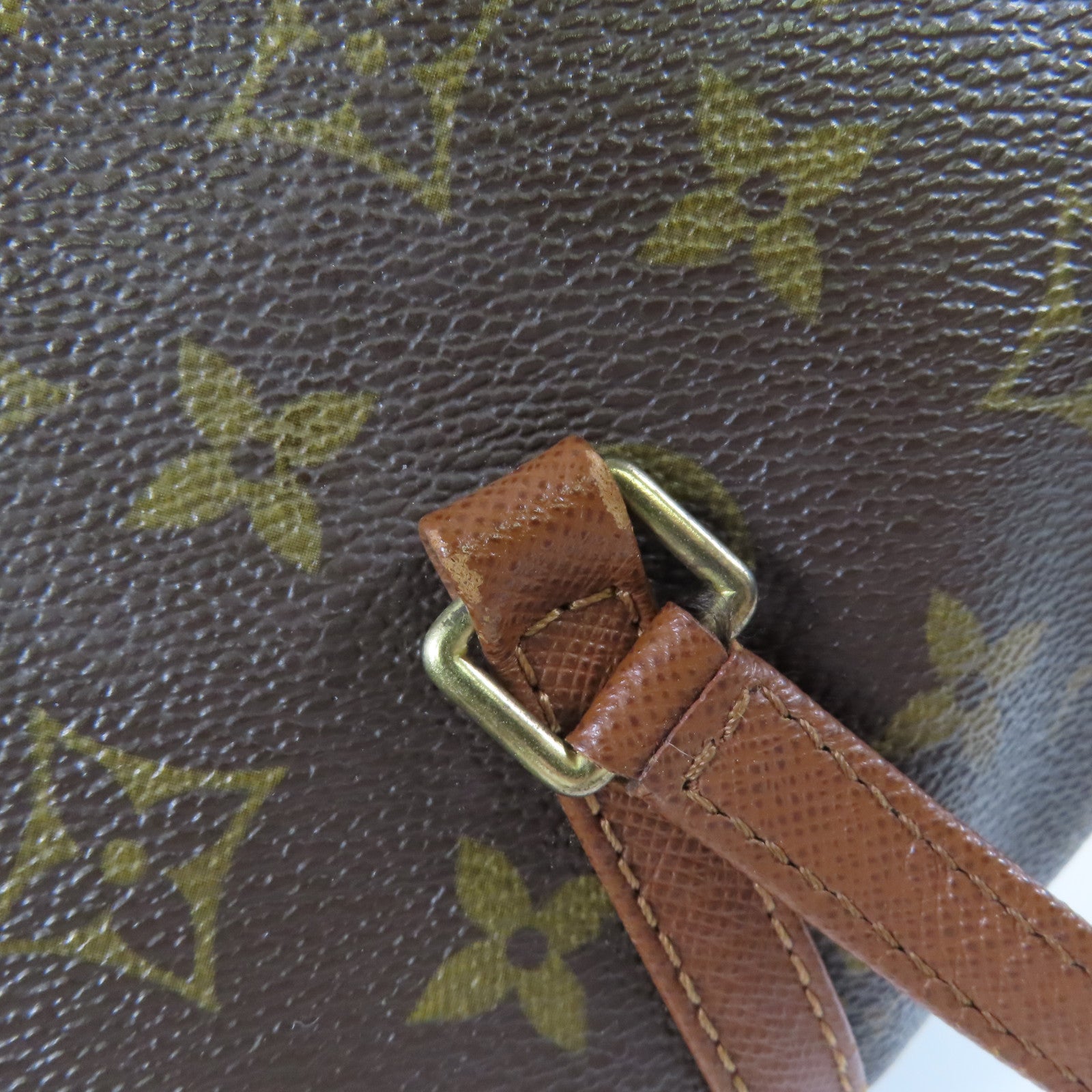 LOUIS VUITTON Monogram Papillon金扣手挽袋