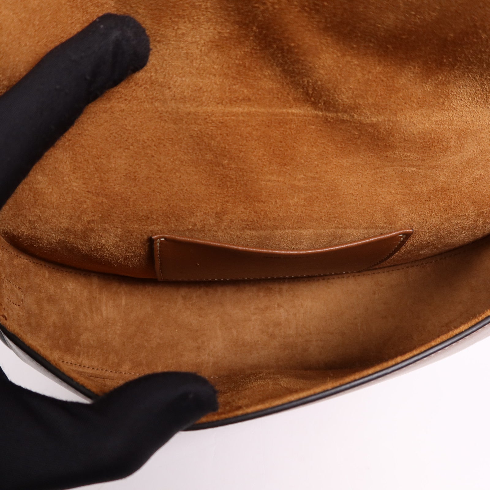 CELINE 牛皮皮革Besace Cuir金扣肩背袋