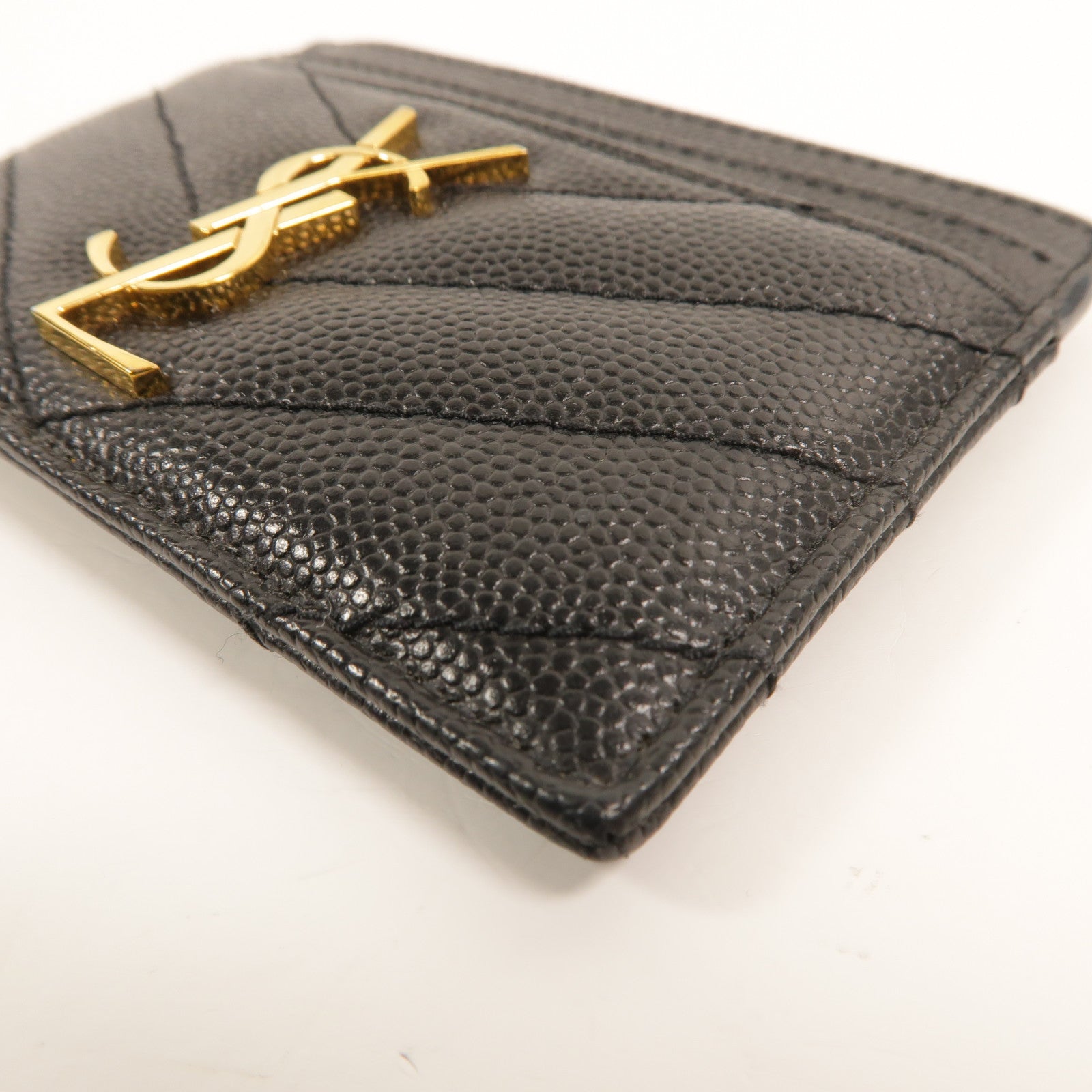 SAINT LAURENT 牛皮皮革Cassandre Matelasse卡片套