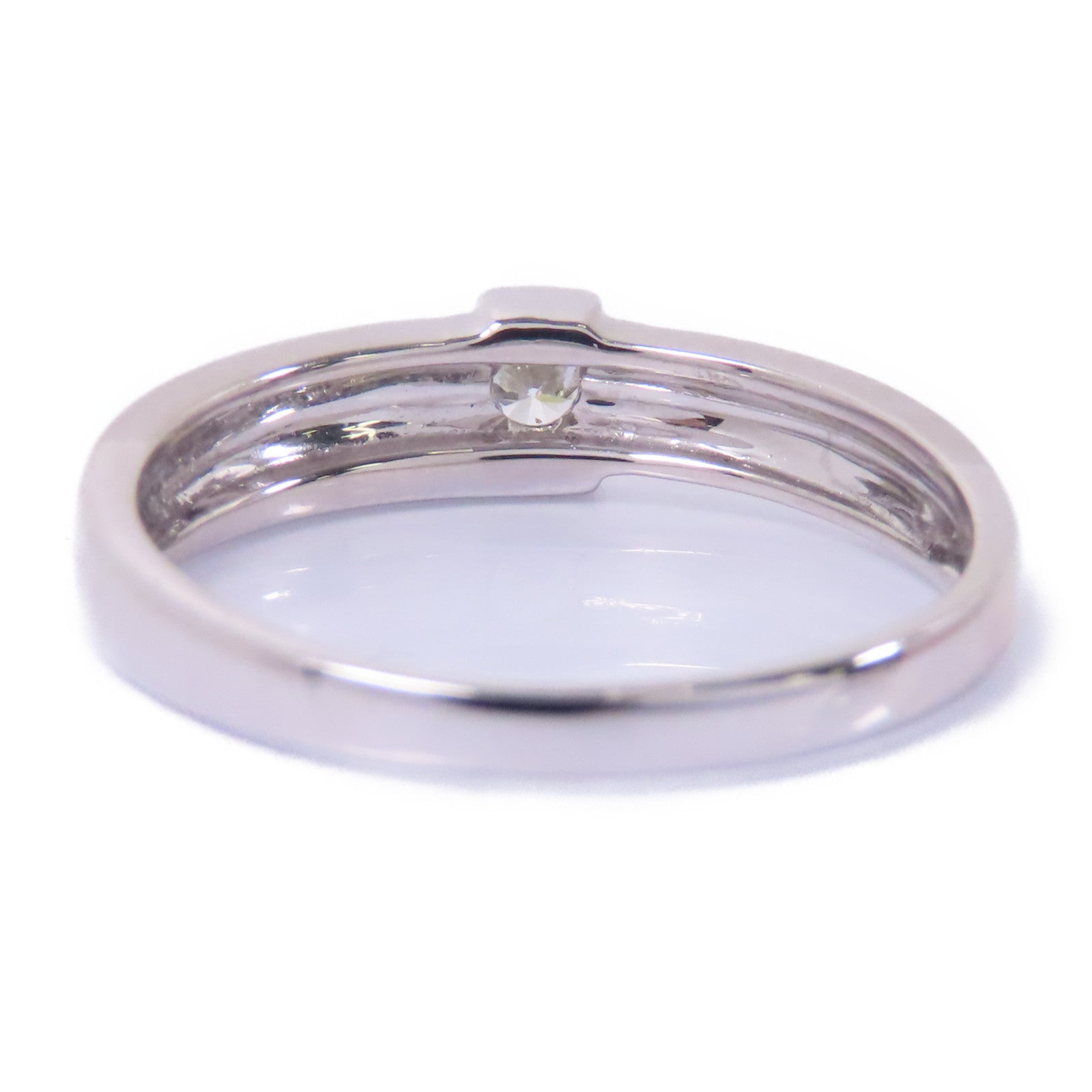 JEWELRY 18K白金Diamond Ring 0.13ct鑽石戒指US#6