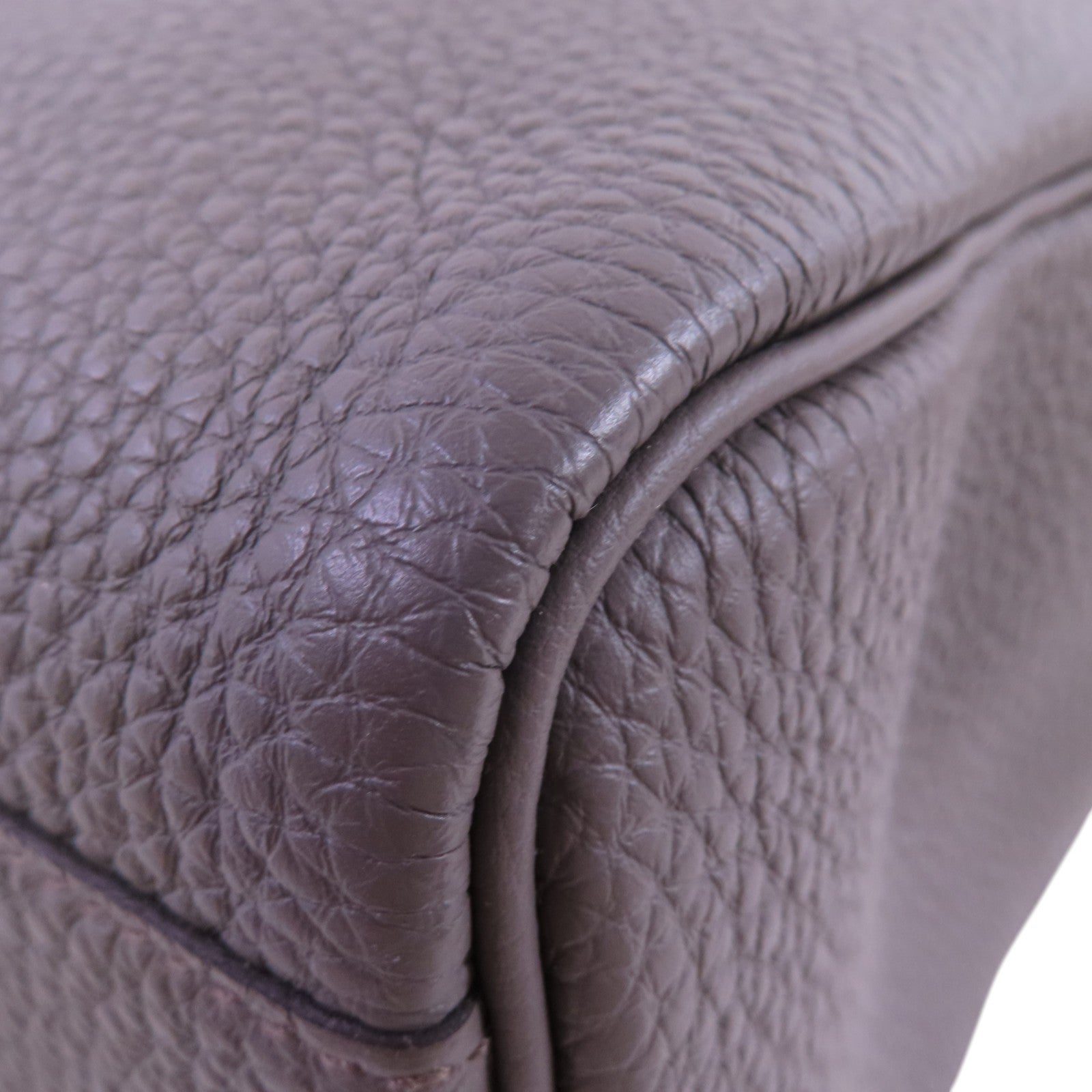HERMES Togo皮革Hac A Dos PM Shoulder Bag銀扣肩背袋
