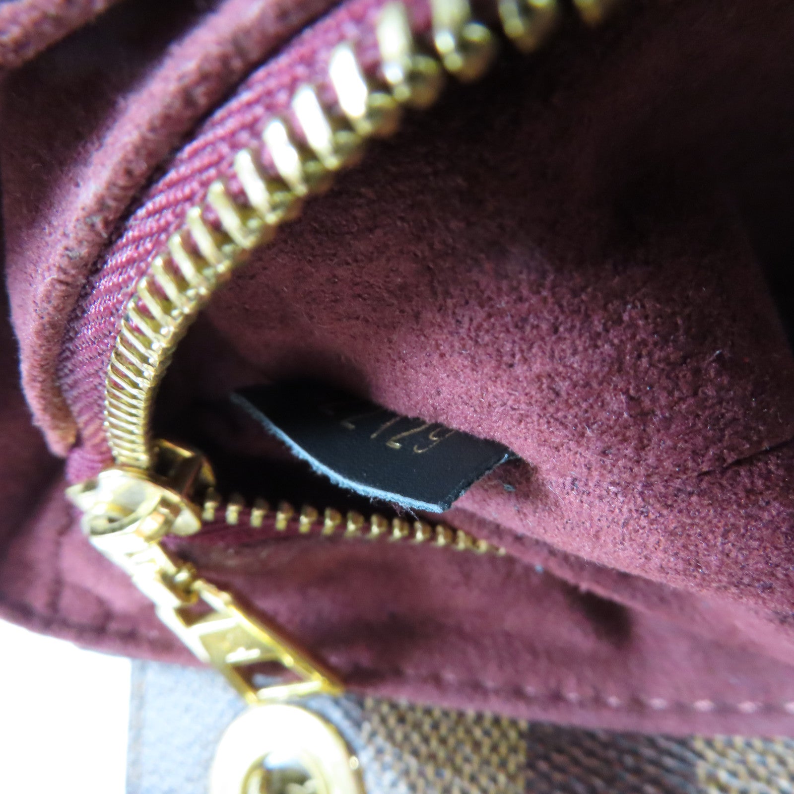 LOUIS VUITTON Damier Vavin PM金扣鏈帶肩背袋