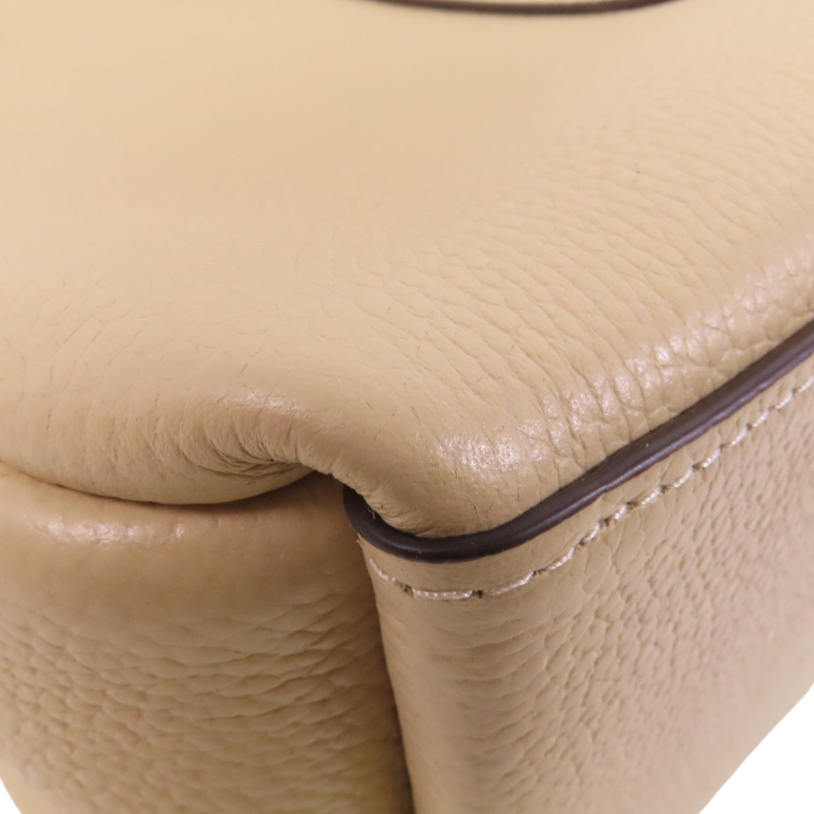 COACH 牛皮皮革2Way Shoulder Bag金扣手挽肩背兩用袋