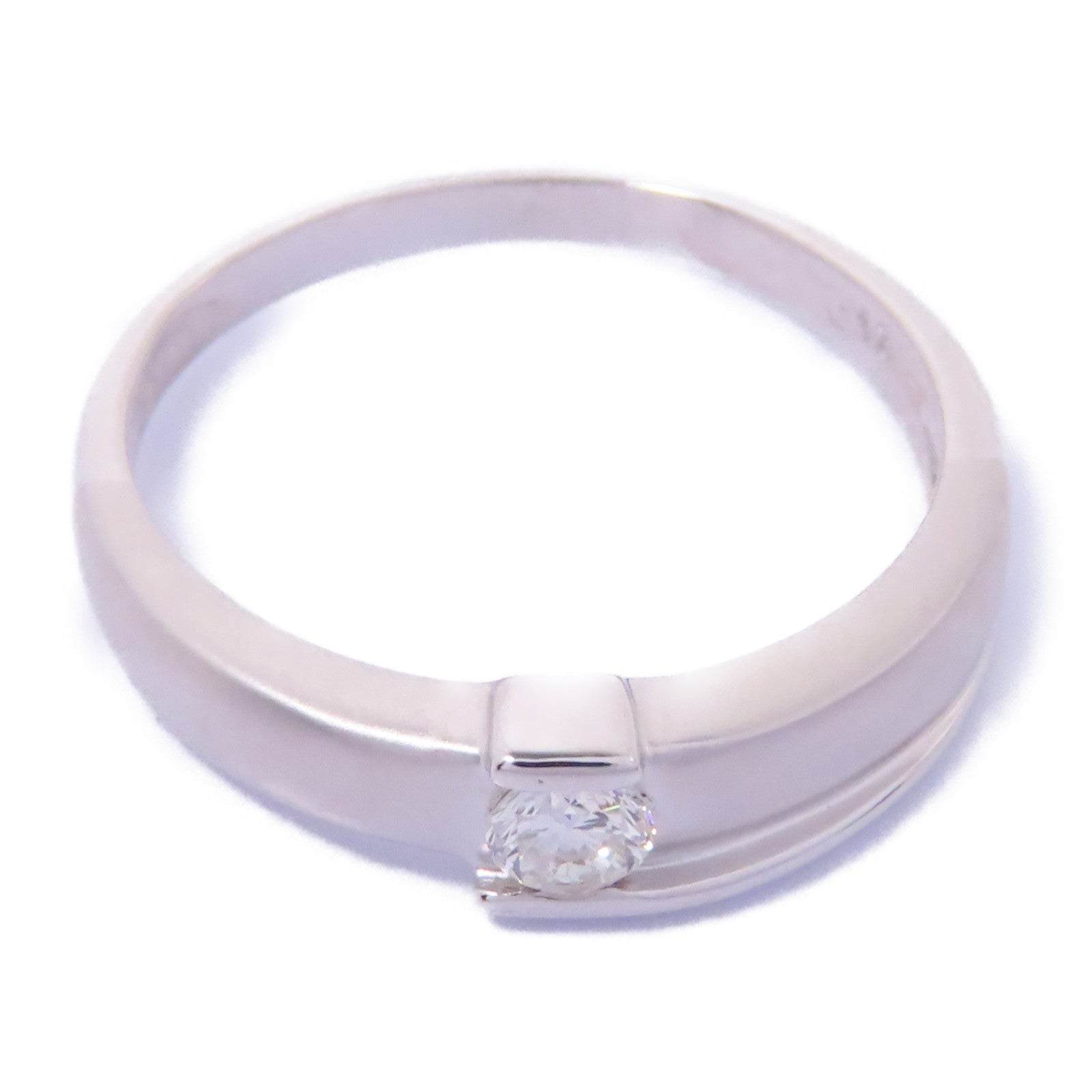 JEWELRY 18K白金Diamond Ring 0.13ct鑽石戒指US#6