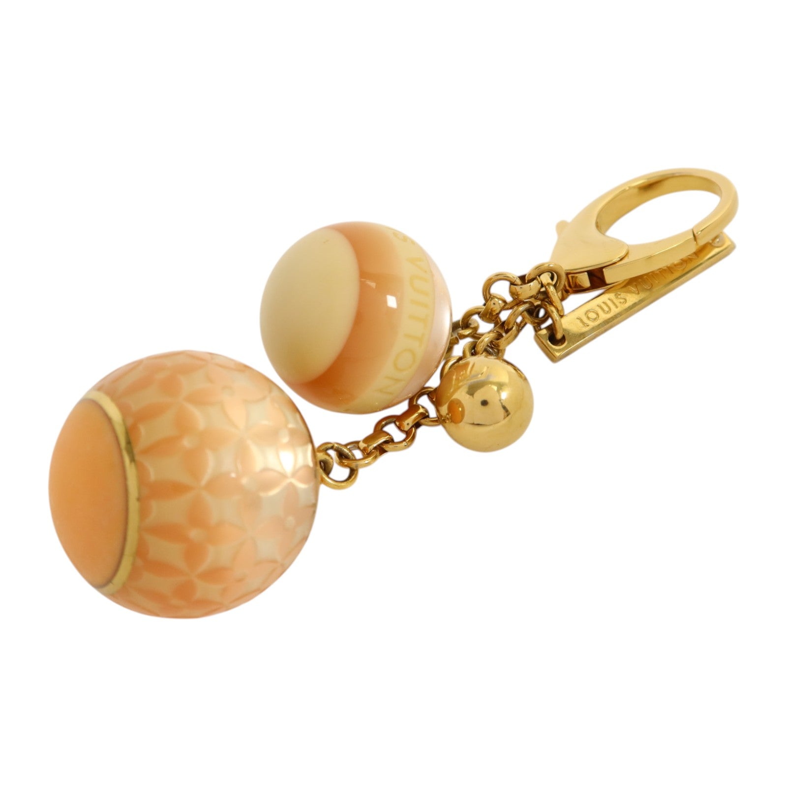 LOUIS VUITTON 金屬/PVC Mini Lin Croisette Charm掛飾