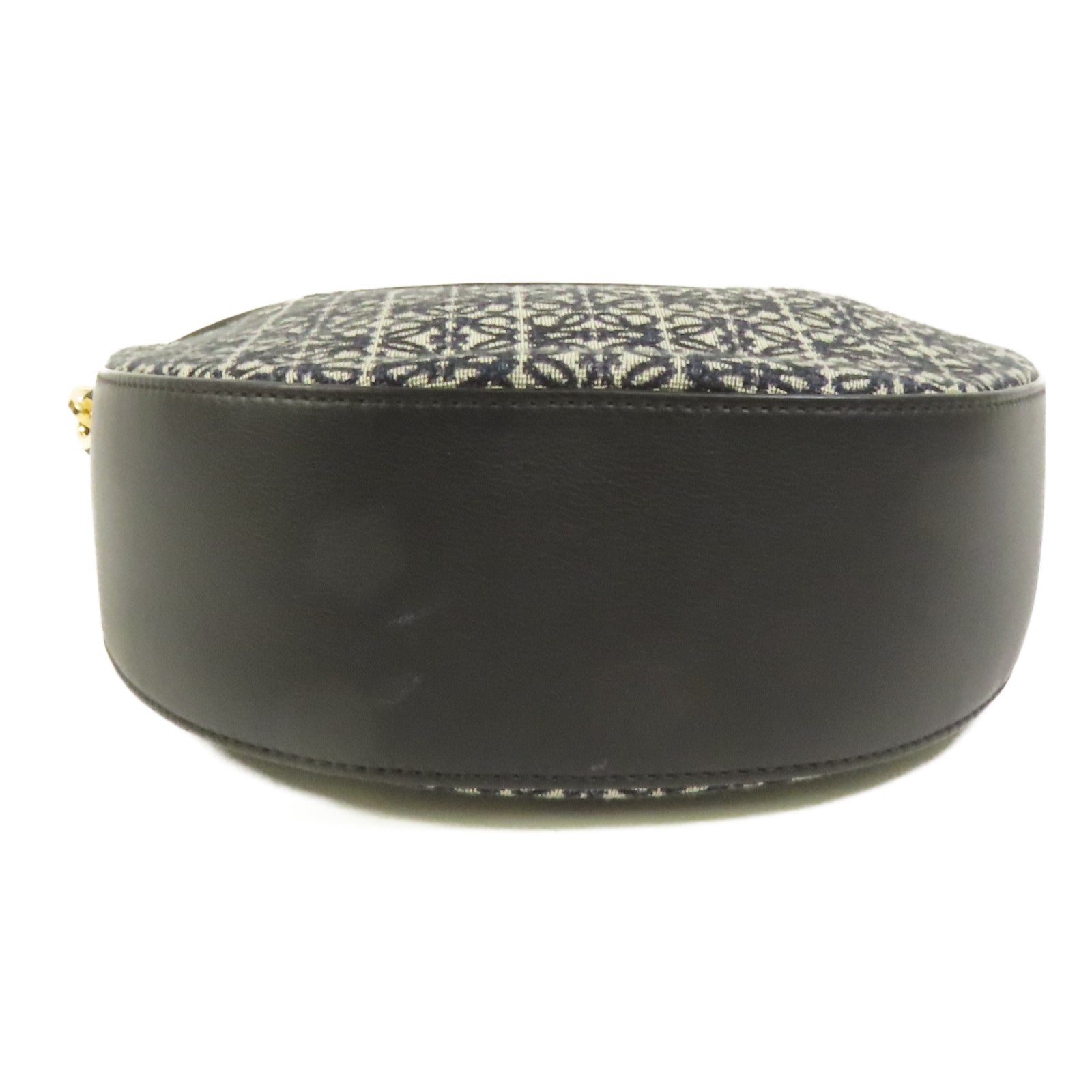 LOEWE 帆布Luna Bag金扣肩背袋