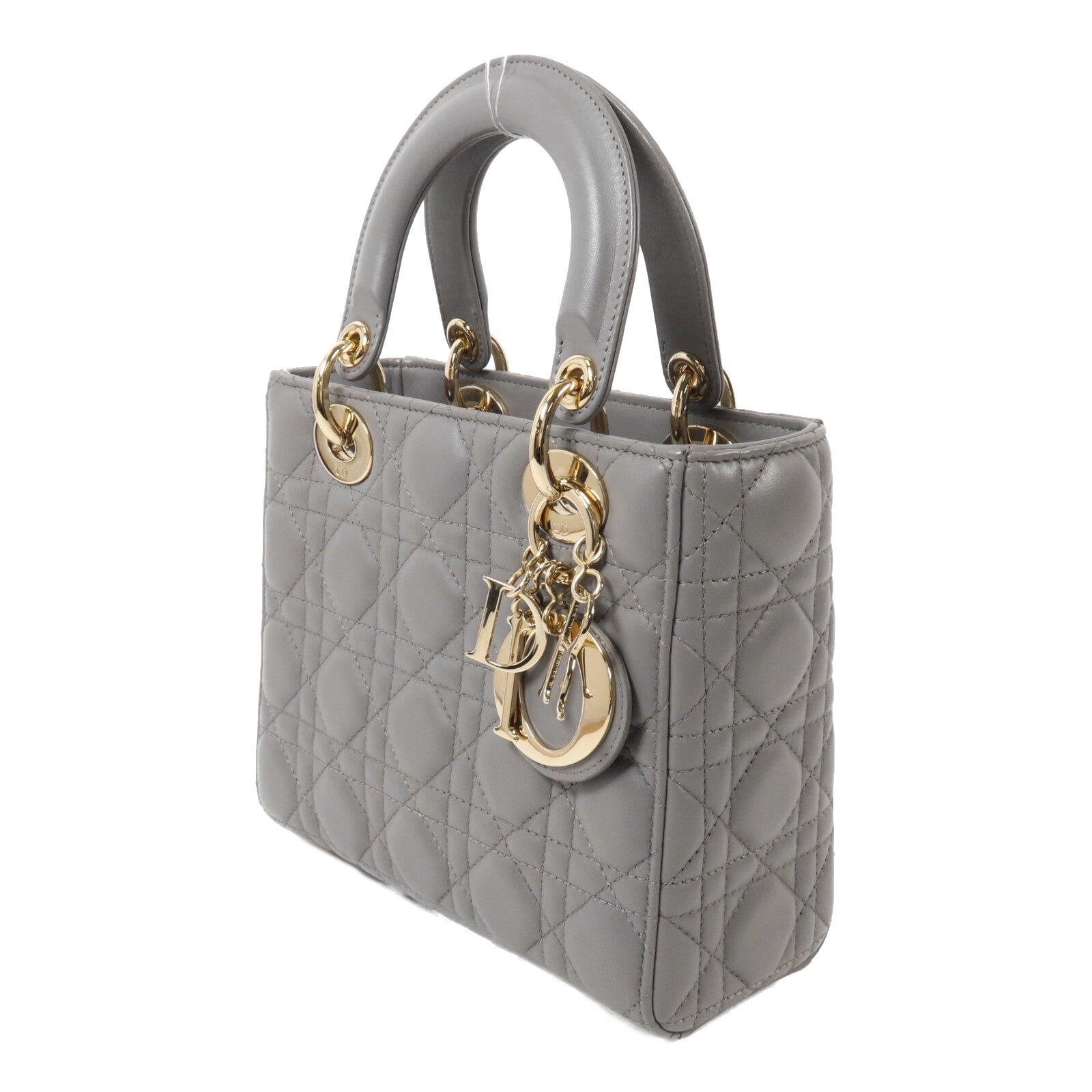 Dior 羊皮皮革Lady Dior Small手挽肩背兩用袋