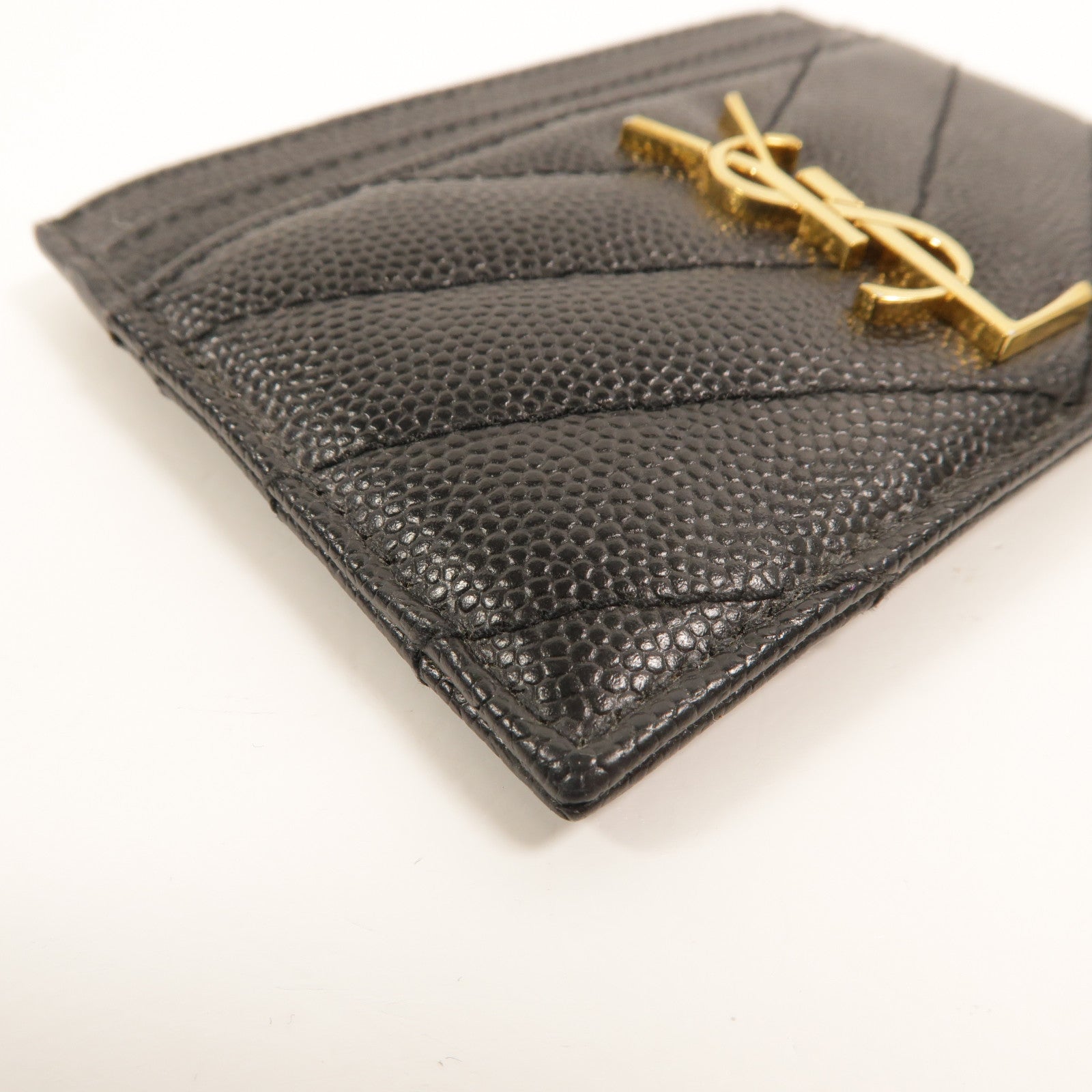 SAINT LAURENT 牛皮皮革Cassandre Matelasse卡片套